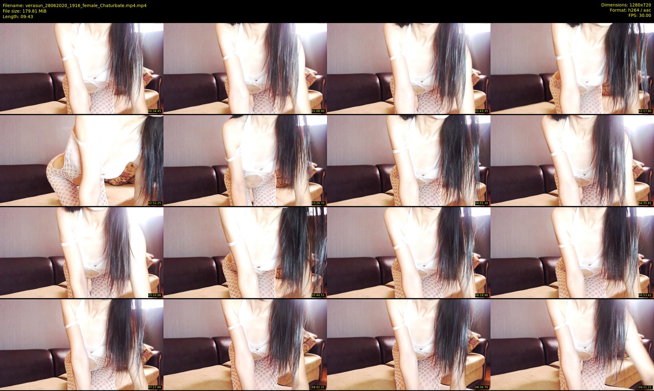 verasun — 10 minute Chaturbate female cam show recording, 720p, Jun 28, 2020