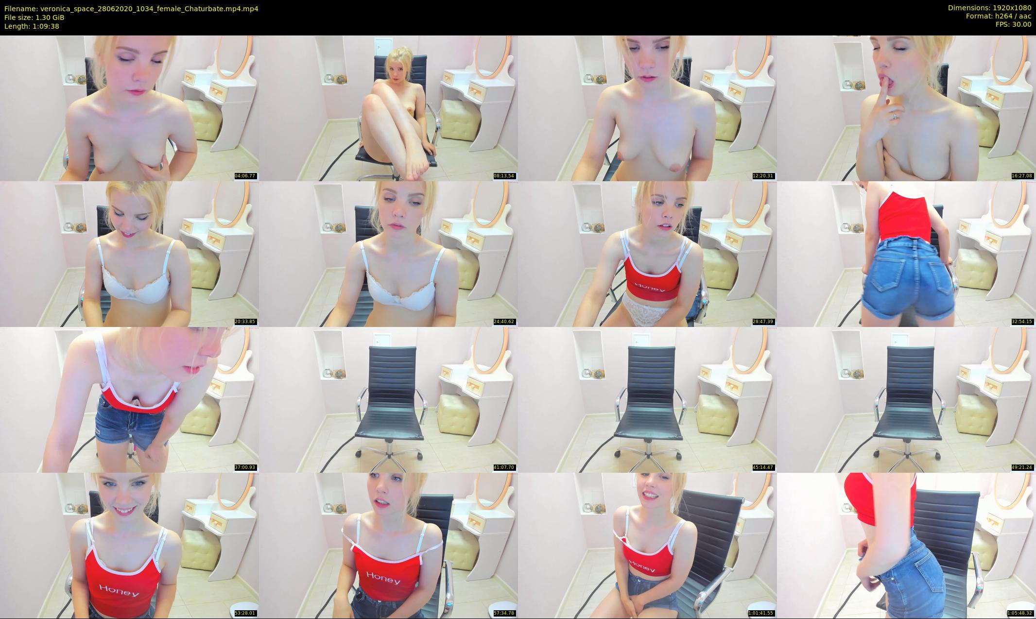 veronica_space — 70 minute Chaturbate female cam show recording, 1080p, Jun 28, 2020