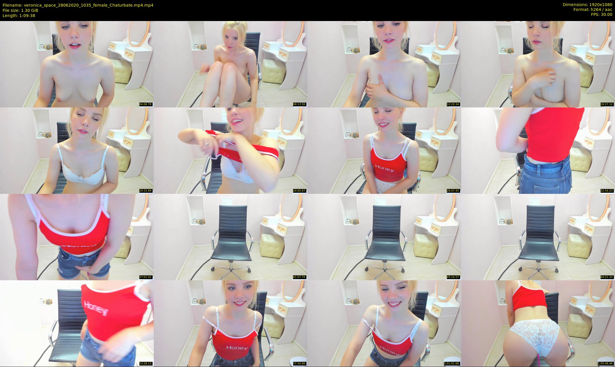 veronica_space — 70 minute Chaturbate female cam show recording, 1080p, Jun 28, 2020