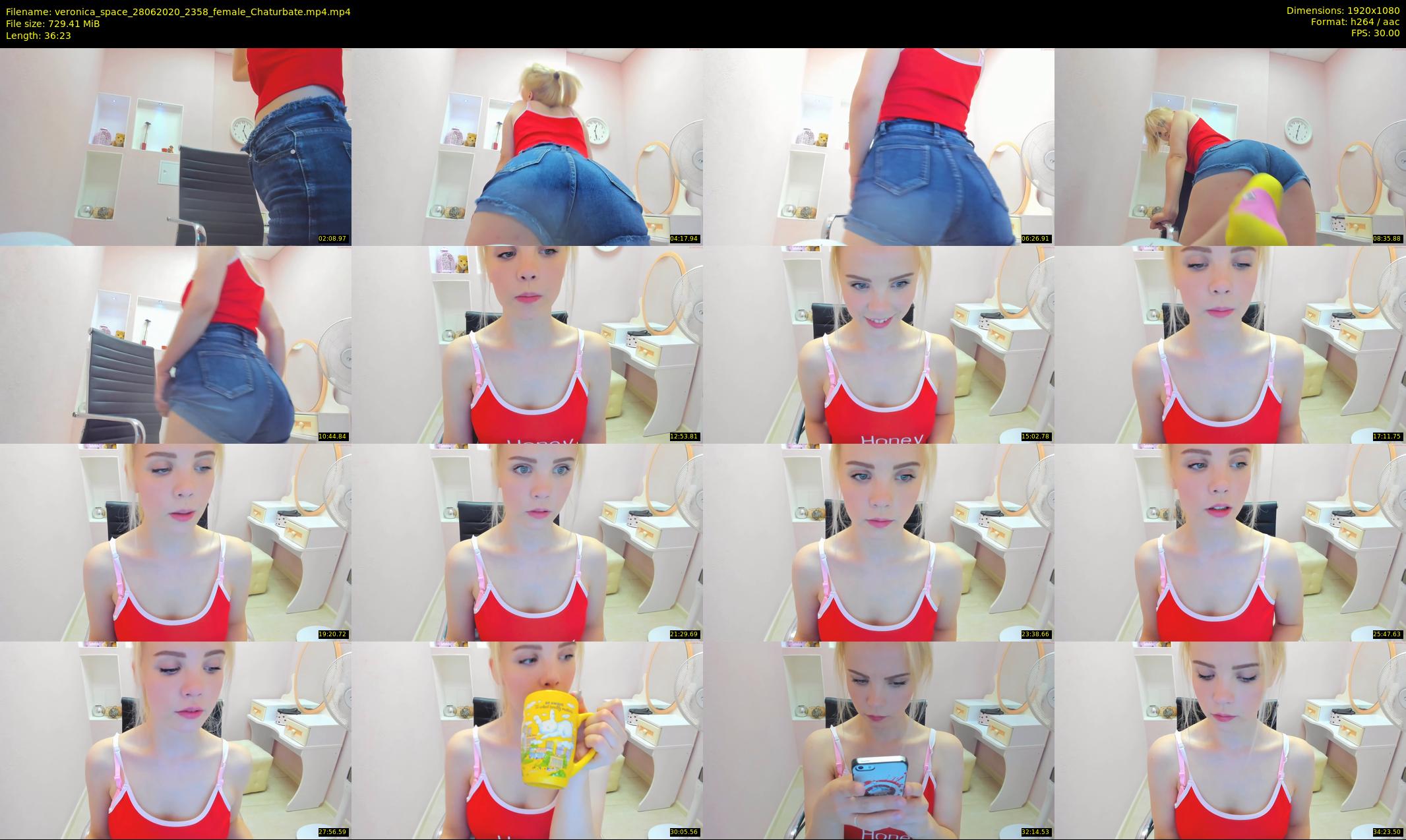 veronica_space — 37 minute Chaturbate female cam show recording, 1080p, Jun 28, 2020