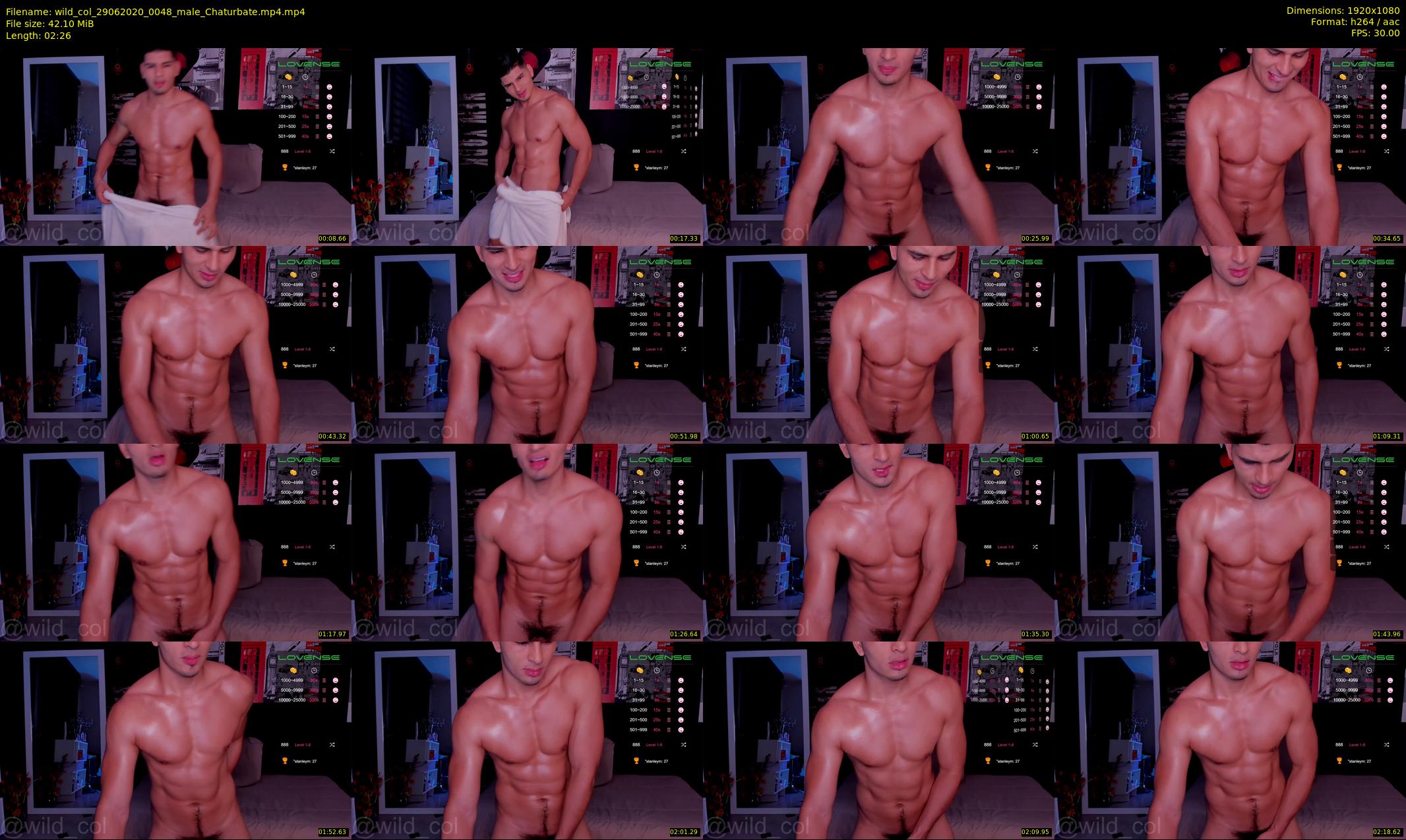 wild_col — 3 minute Chaturbate male cam show recording, 1080p, Jun 29, 2020