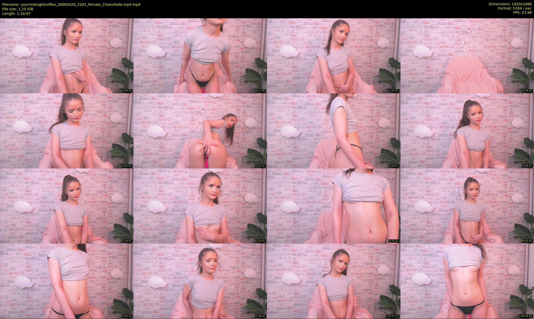 yourmidnightcoffee — 71 minute Chaturbate female cam show recording, 1080p, Jun 28, 2020