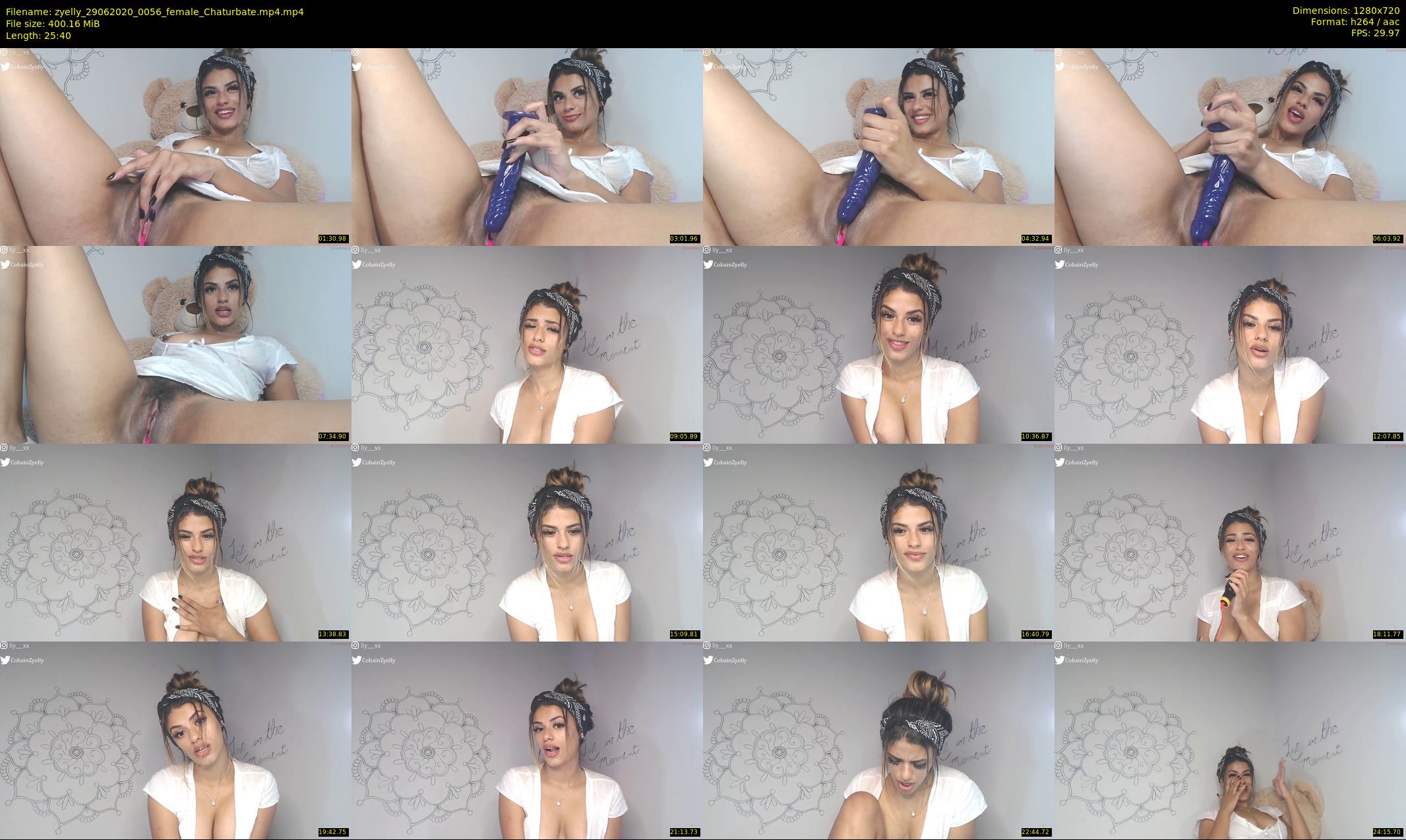 zyelly — 26 minute Chaturbate female cam show recording, 720p, Jun 29, 2020