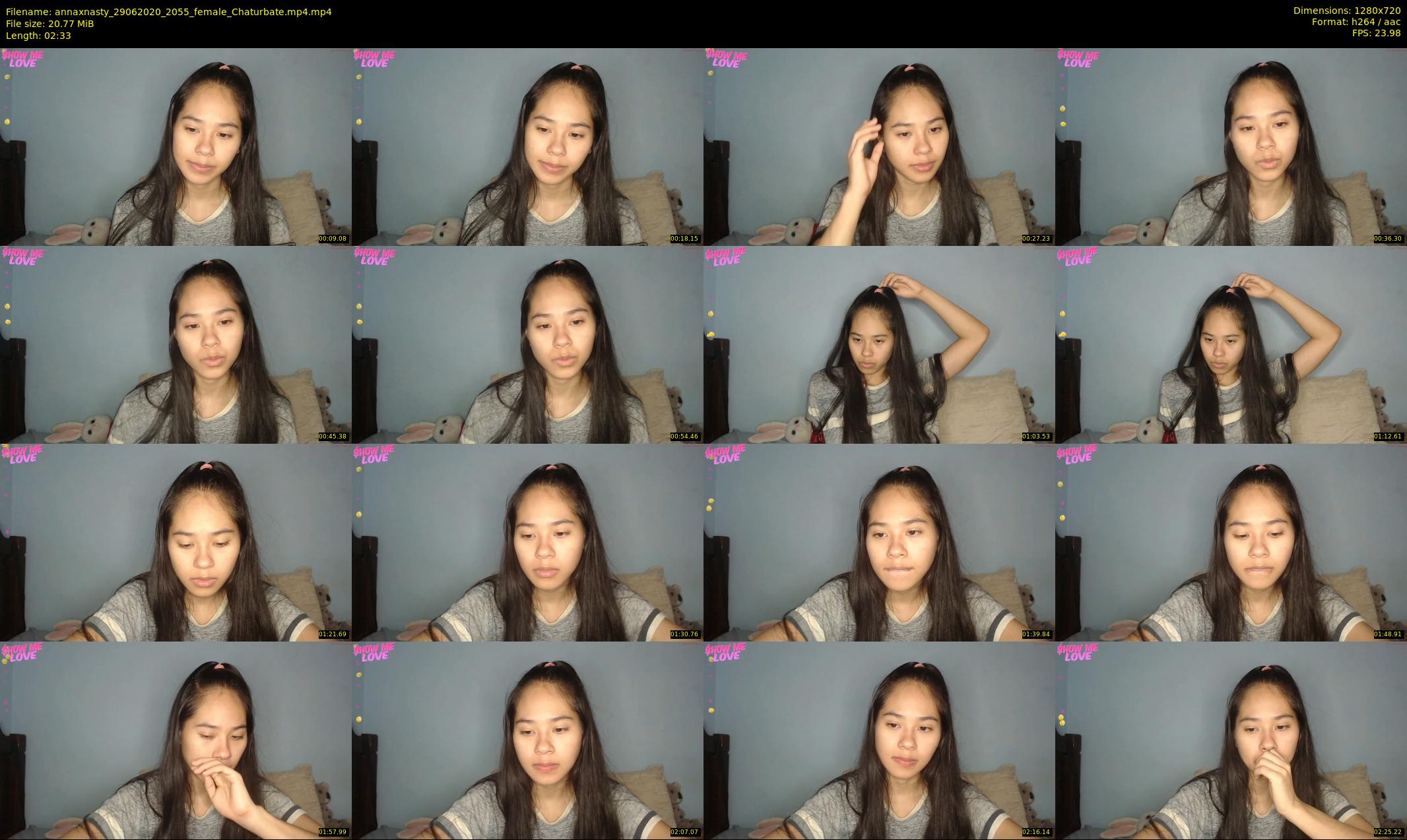annaxnasty — 3 minute Chaturbate female cam show recording, 720p, Jun 29, 2020