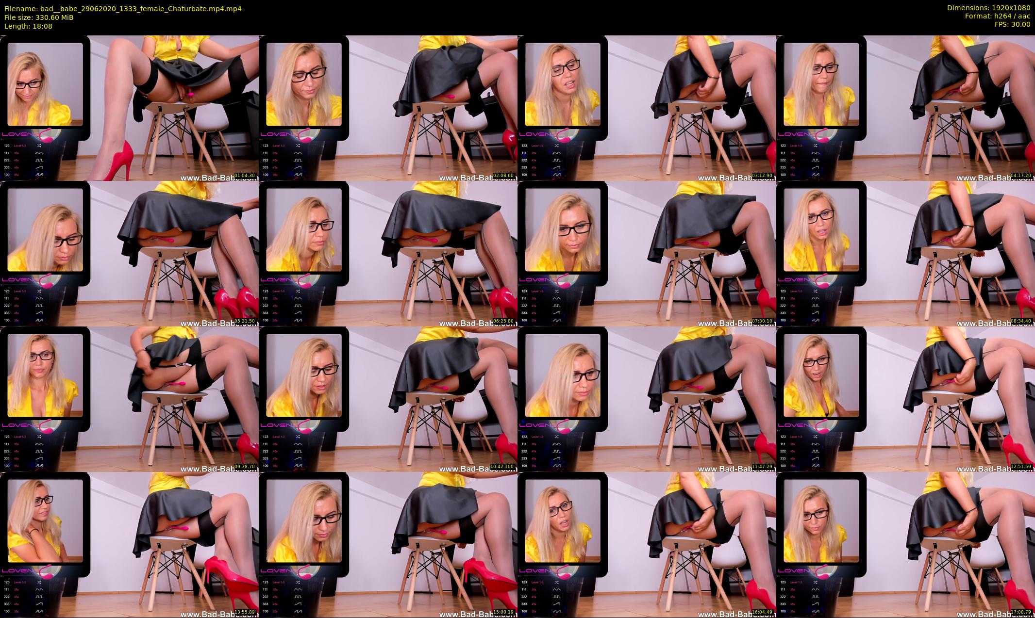 bad__babe — 19 minute Chaturbate female cam show recording, 1080p, Jun 29, 2020