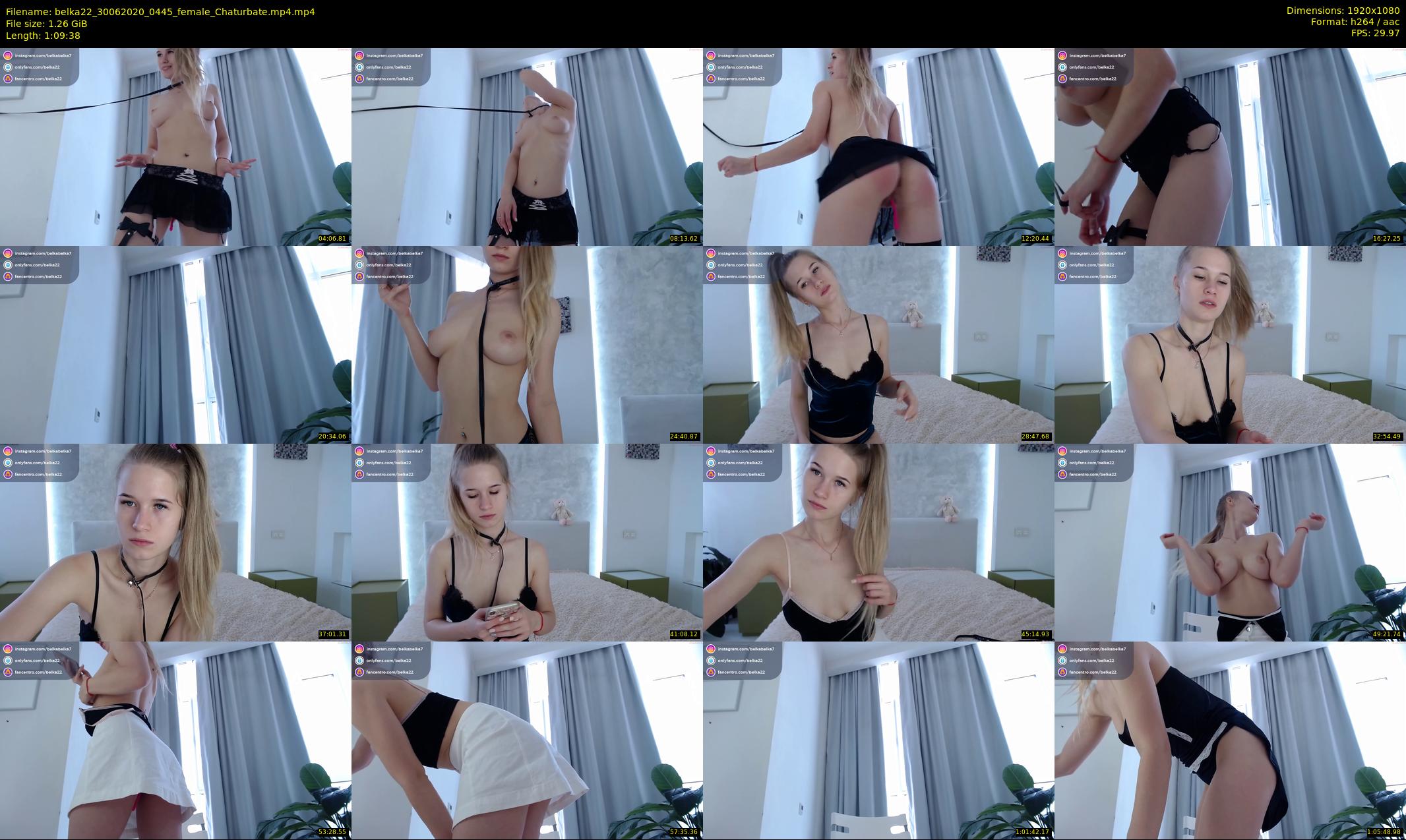 belka22 — 70 minute Chaturbate female cam show recording, 1080p, Jun 30, 2020