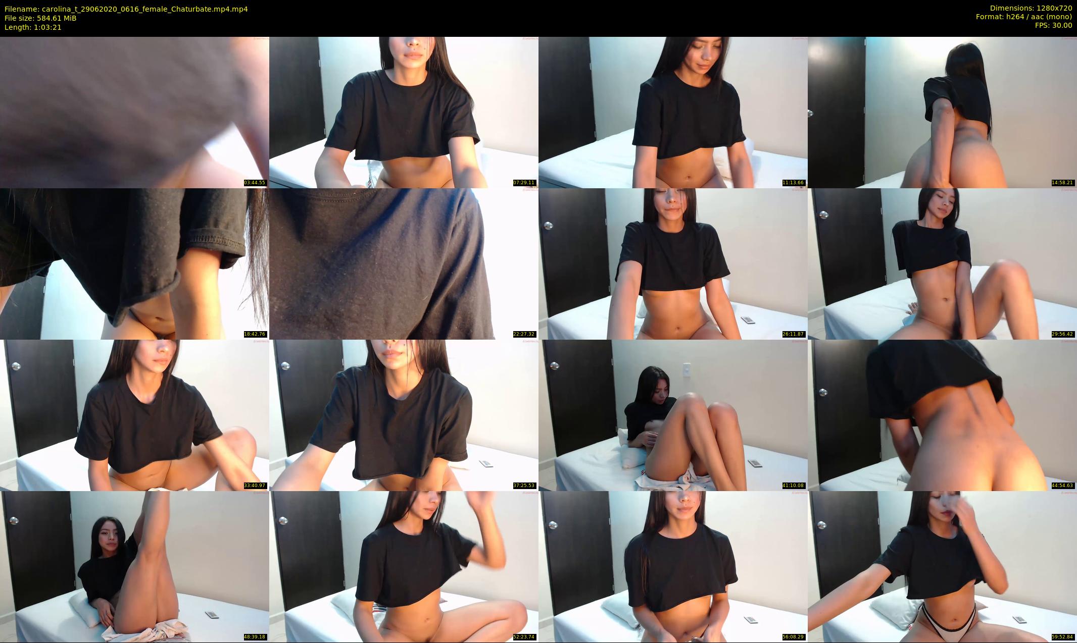 carolina_t — 64 minute Chaturbate female cam show recording, 720p, Jun 29, 2020