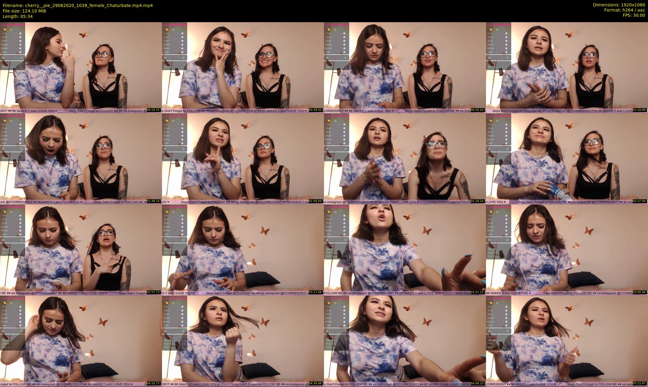 cherry__pie — 6 minute Chaturbate female cam show recording, 1080p, Jun 29, 2020