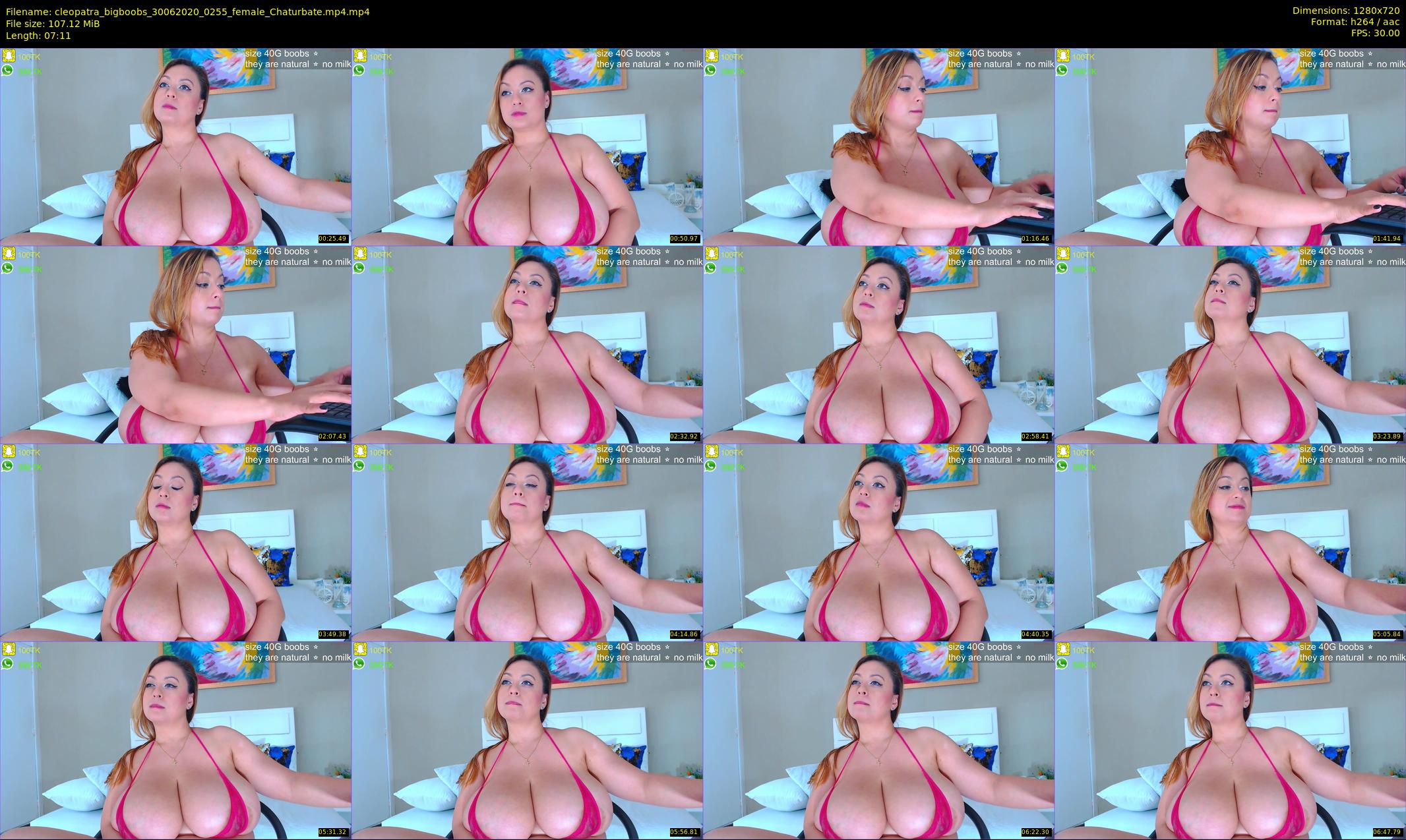 cleopatra_bigboobs — 8 minute Chaturbate female cam show recording, 720p, Jun 30, 2020