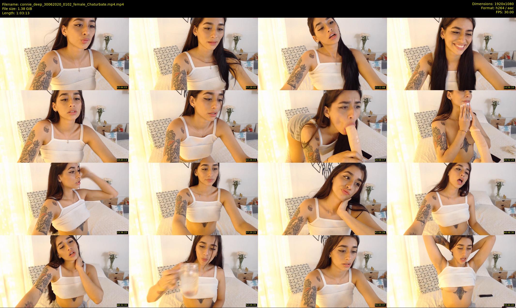connie_deep — 64 minute Chaturbate female cam show recording, 1080p, Jun 30, 2020