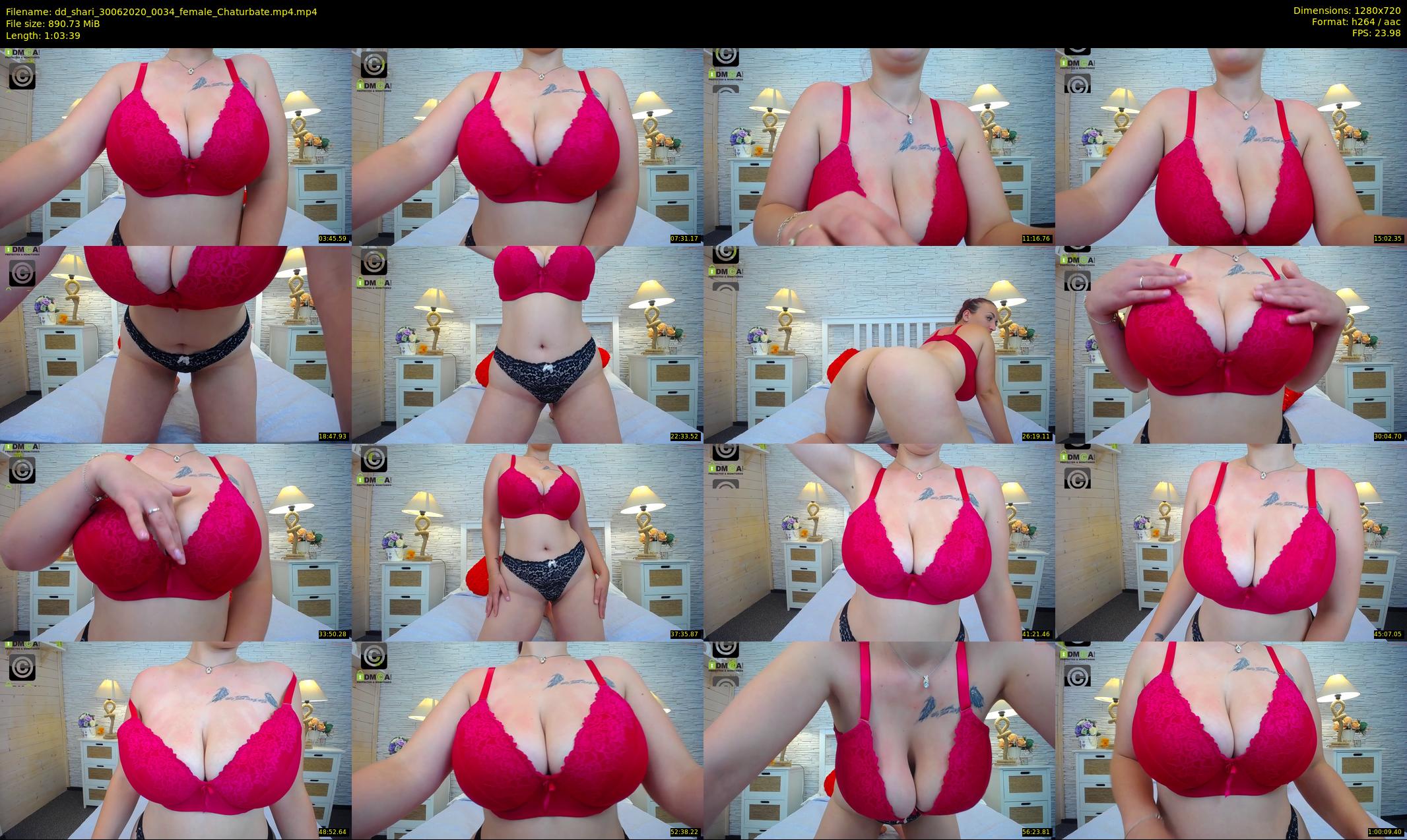 dd_shari — 64 minute Chaturbate female cam show recording, 720p, Jun 30, 2020