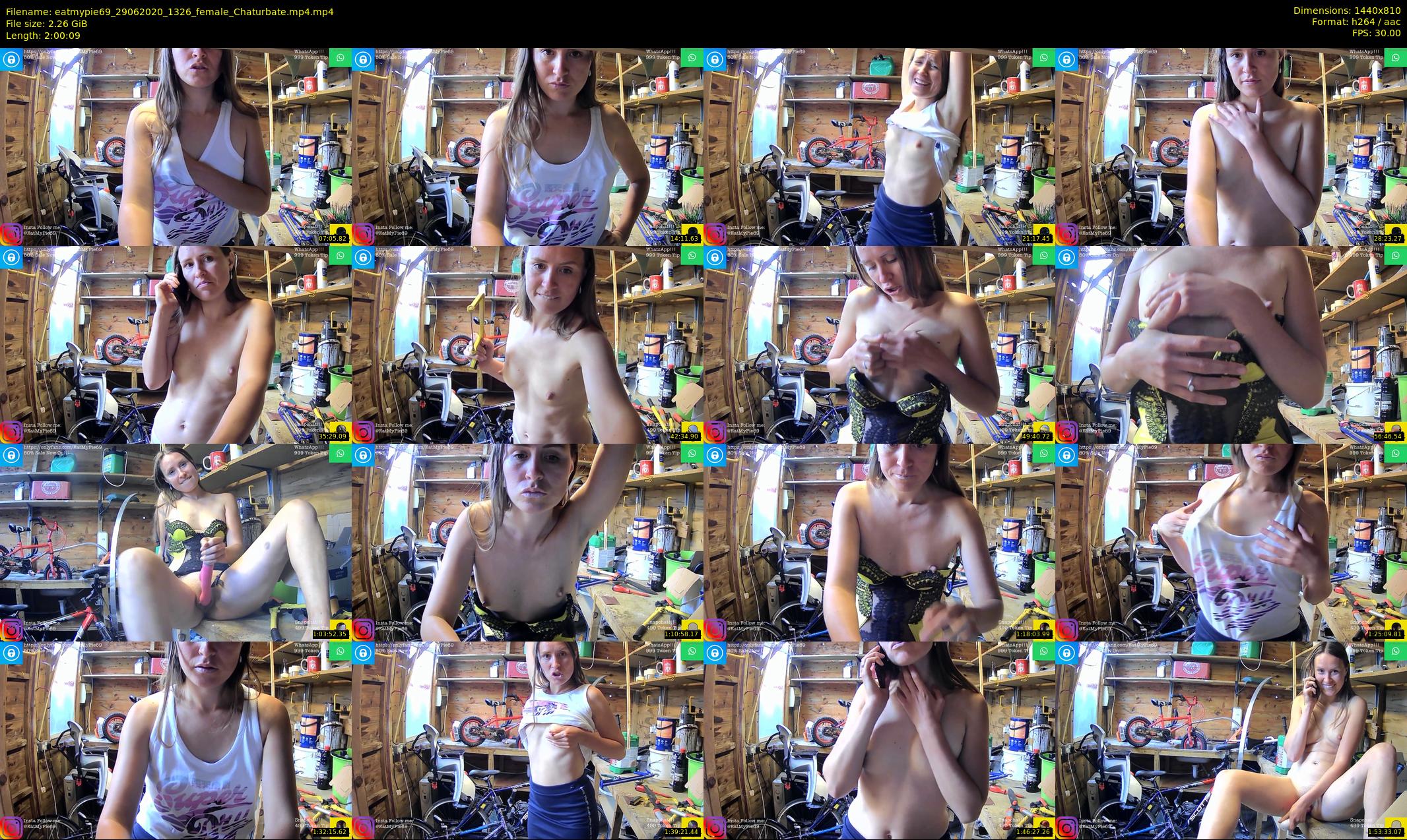 eatmypie69 — 121 minute Chaturbate female cam show recording, 720p, Jun 29, 2020