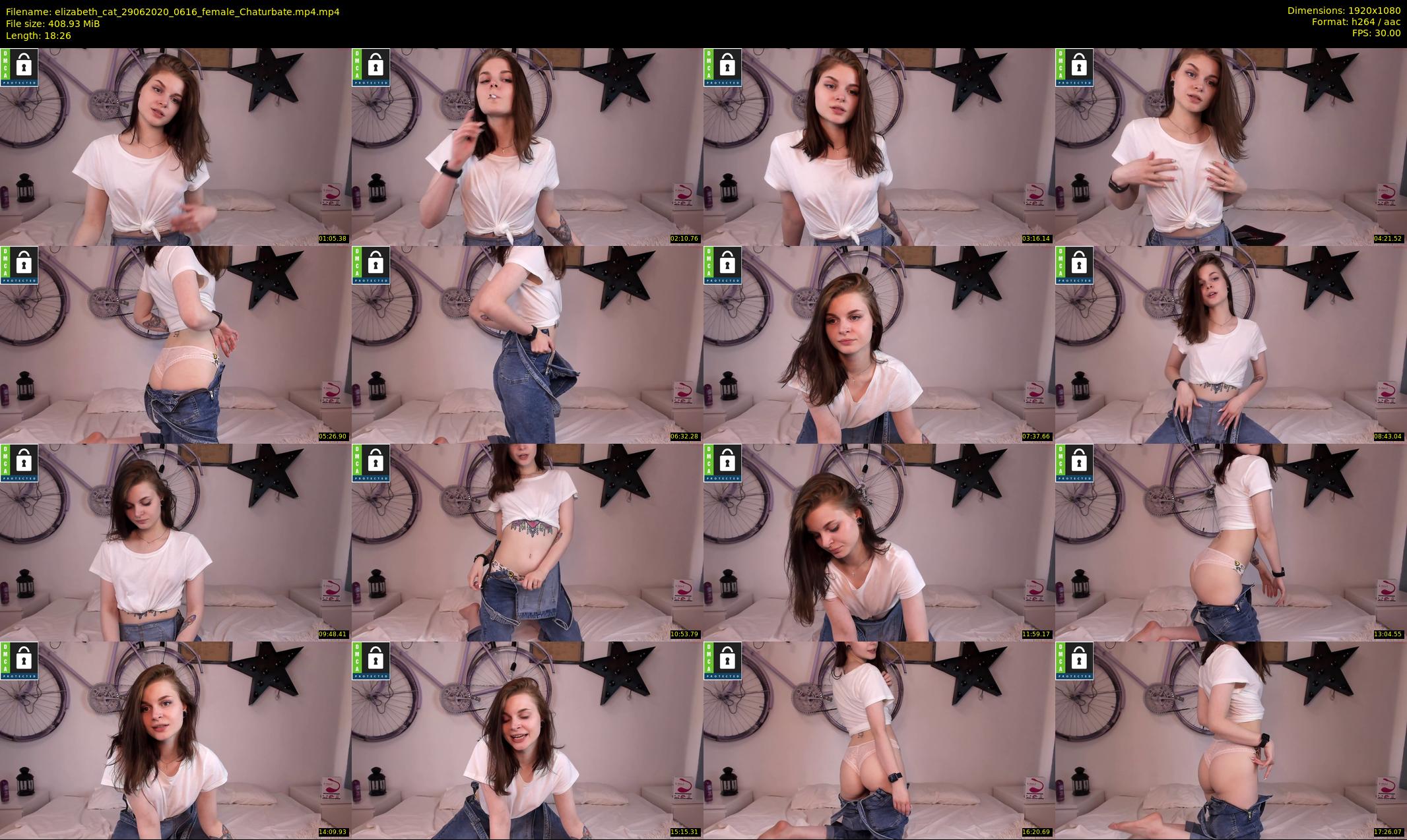 elizabeth_cat — 19 minute Chaturbate female cam show recording, 1080p, Jun 29, 2020