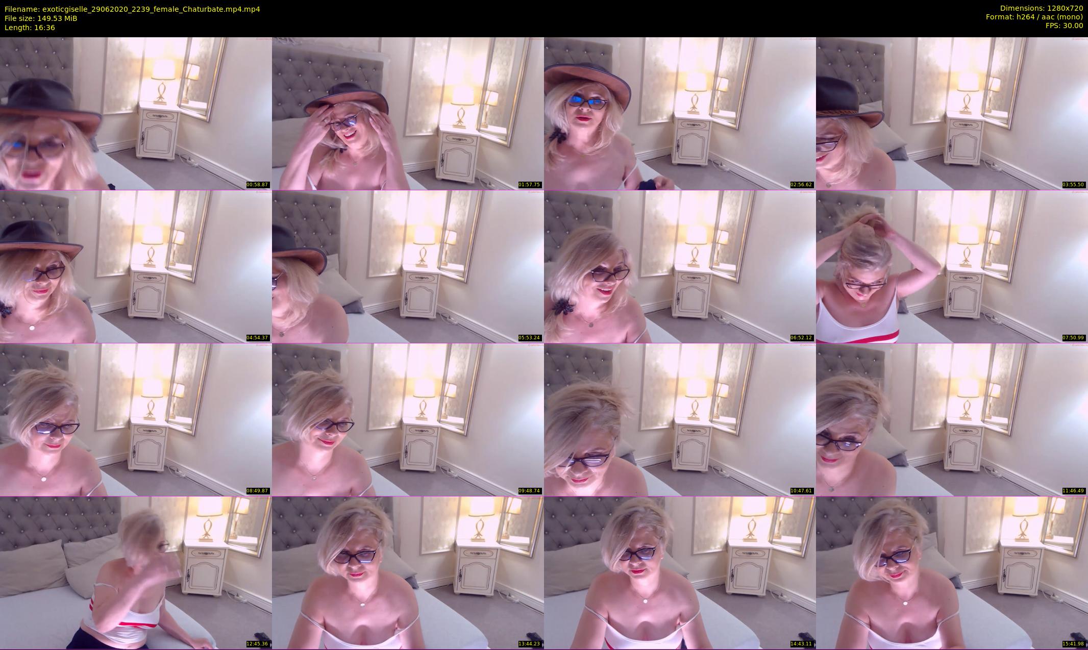 exoticgiselle — 17 minute Chaturbate female cam show recording, 720p, Jun 29, 2020