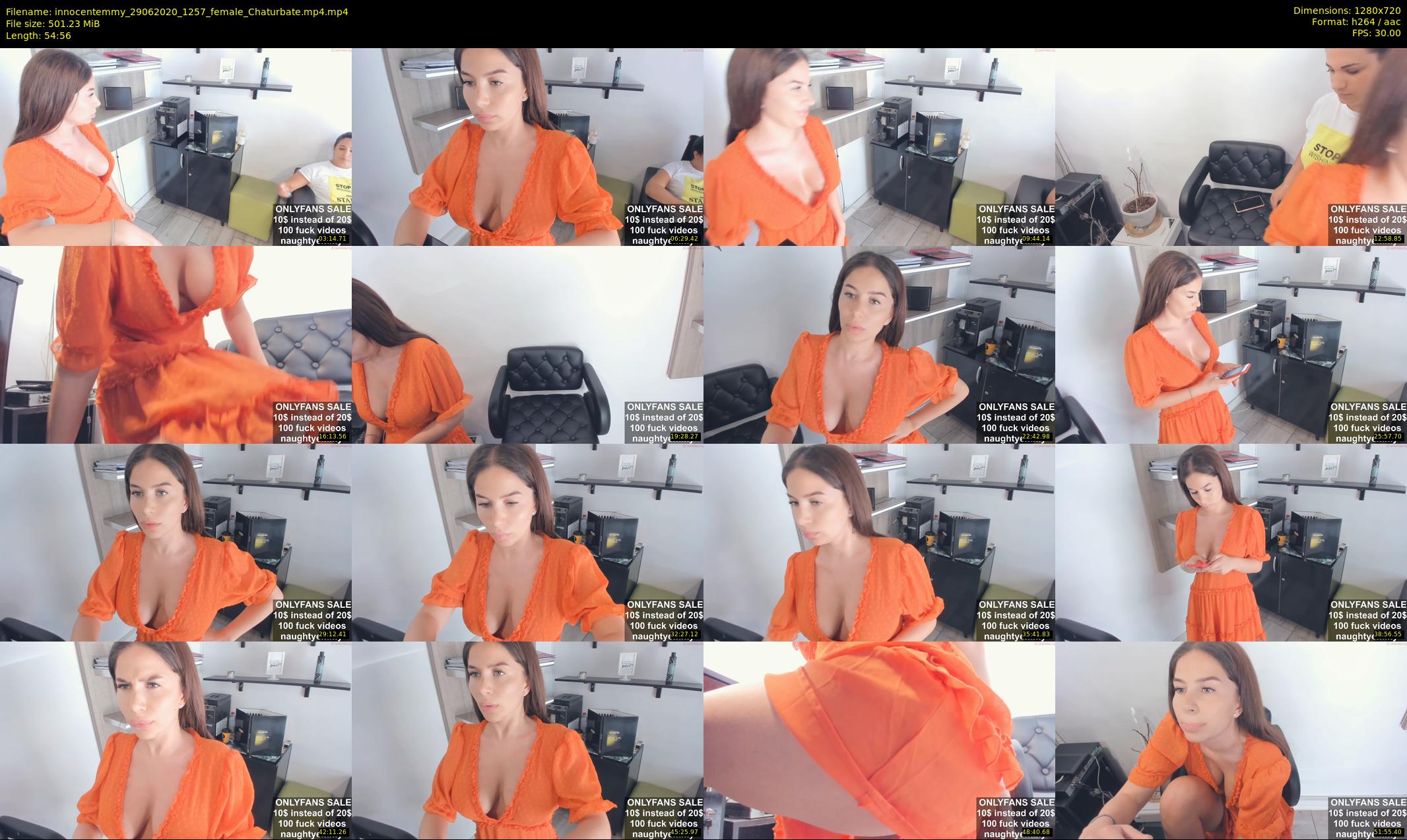 innocentemmy — 55 minute Chaturbate female cam show recording, 720p, Jun 29, 2020