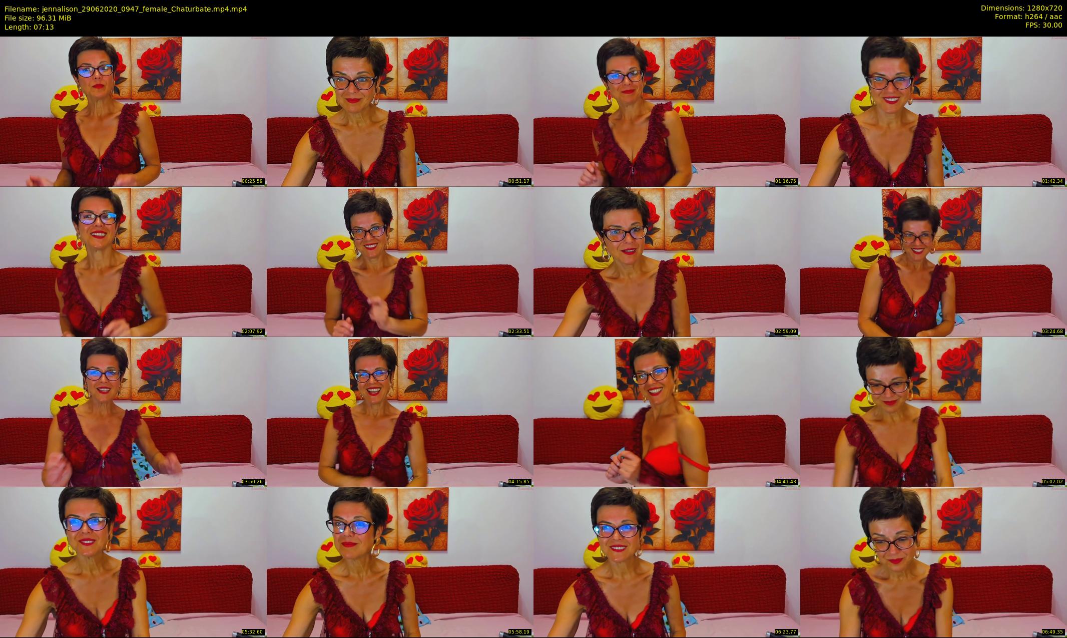jennalison — 8 minute Chaturbate female cam show recording, 720p, Jun 29, 2020