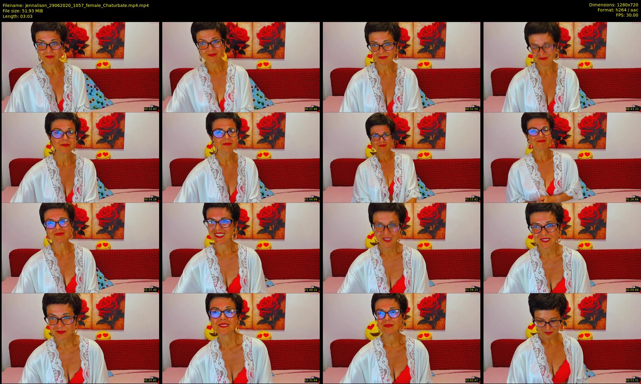 jennalison — 4 minute Chaturbate female cam show recording, 720p, Jun 29, 2020