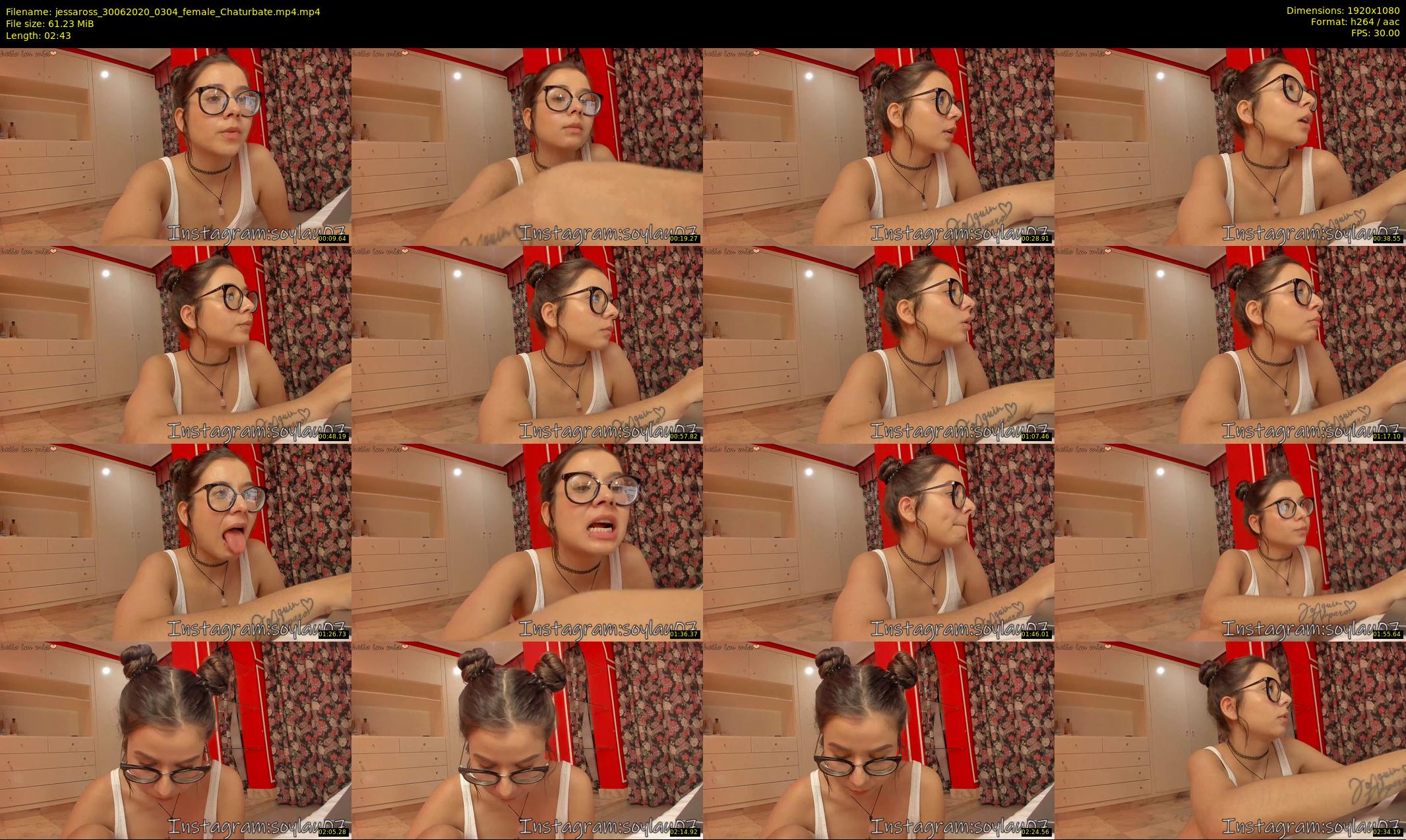 jessaross — 3 minute Chaturbate female cam show recording, 1080p, Jun 30, 2020