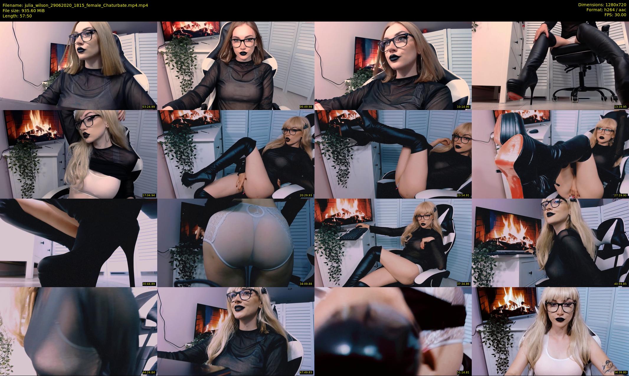 julia_wilson — 58 minute Chaturbate female cam show recording, 720p, Jun 29, 2020