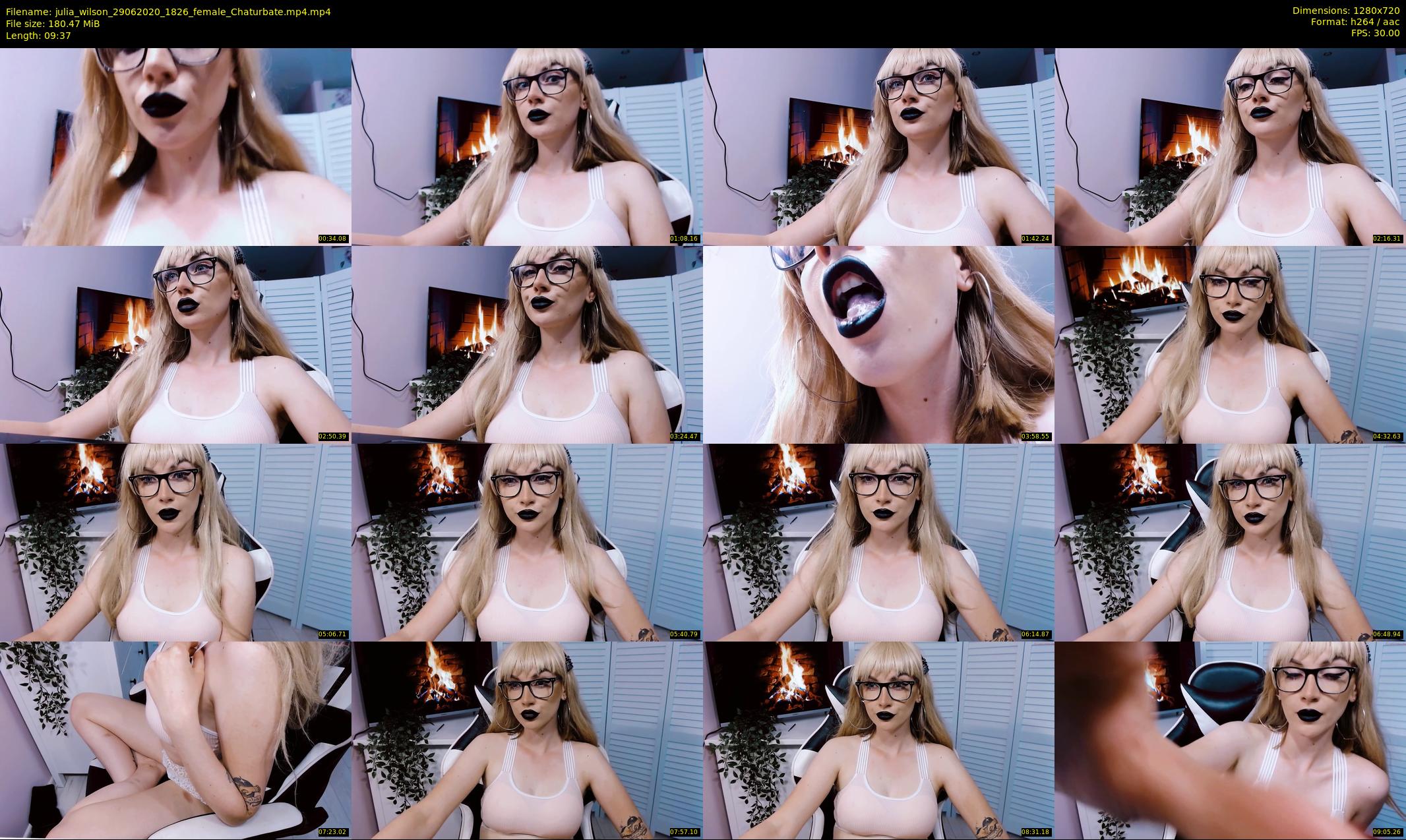 julia_wilson — 10 minute Chaturbate female cam show recording, 720p, Jun 29, 2020