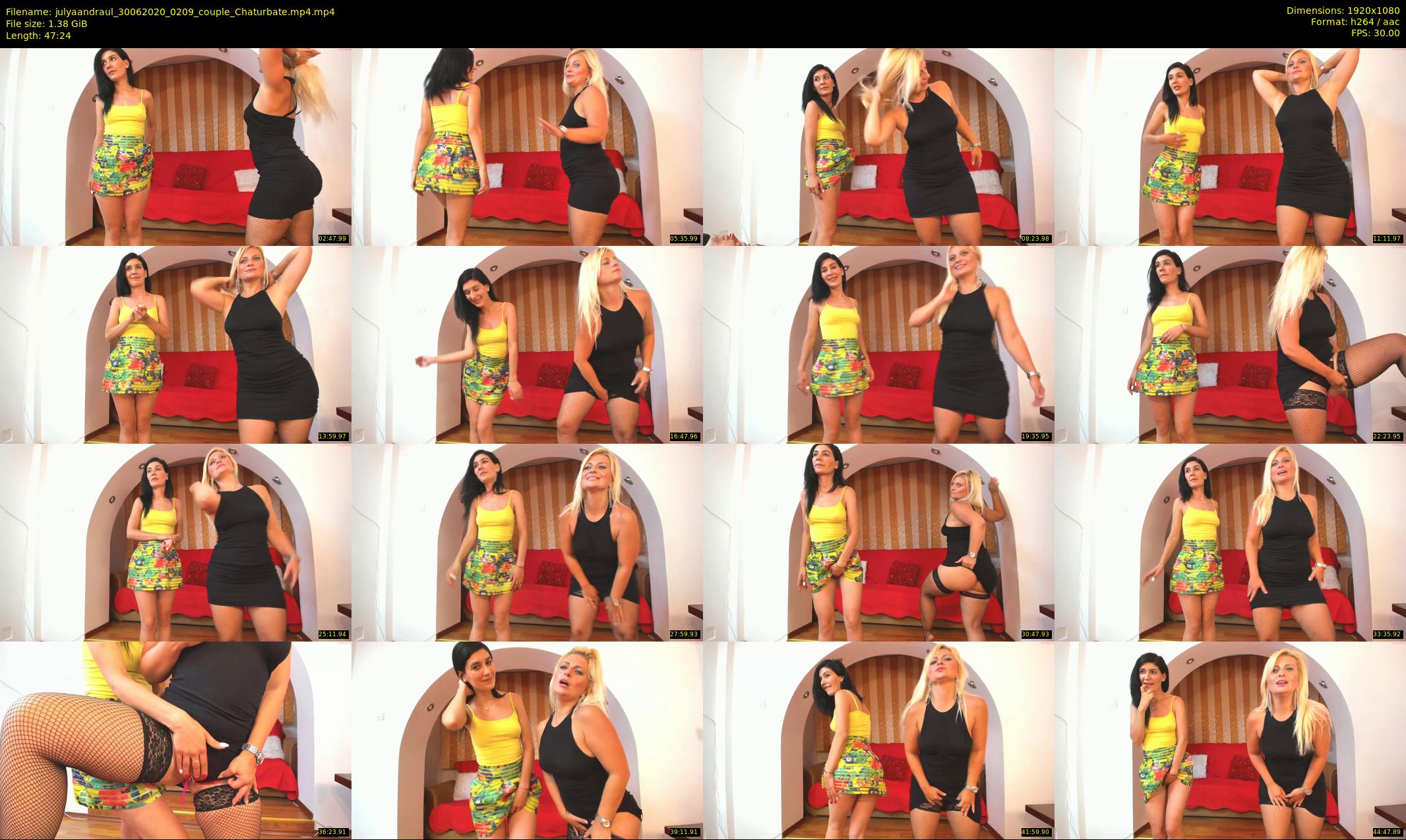 julyaandraul — 48 minute Chaturbate couple cam show recording, 1080p, Jun 30, 2020