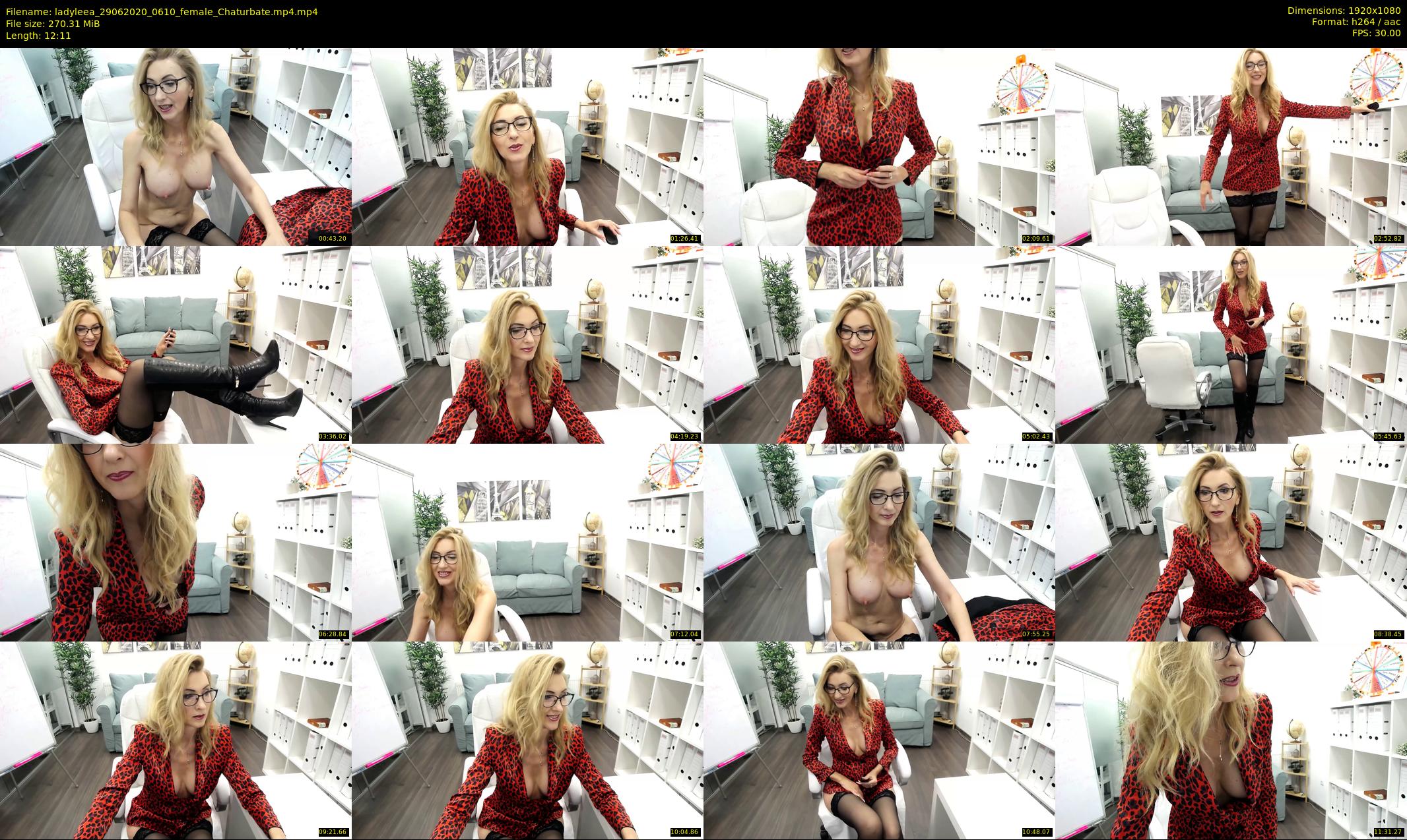 ladyleea — 13 minute Chaturbate female cam show recording, 1080p, Jun 29, 2020