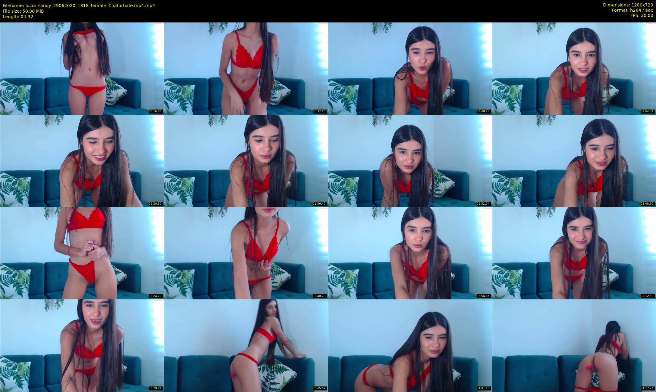 lucia_sandy — 5 minute Chaturbate female cam show recording, 720p, Jun 29, 2020