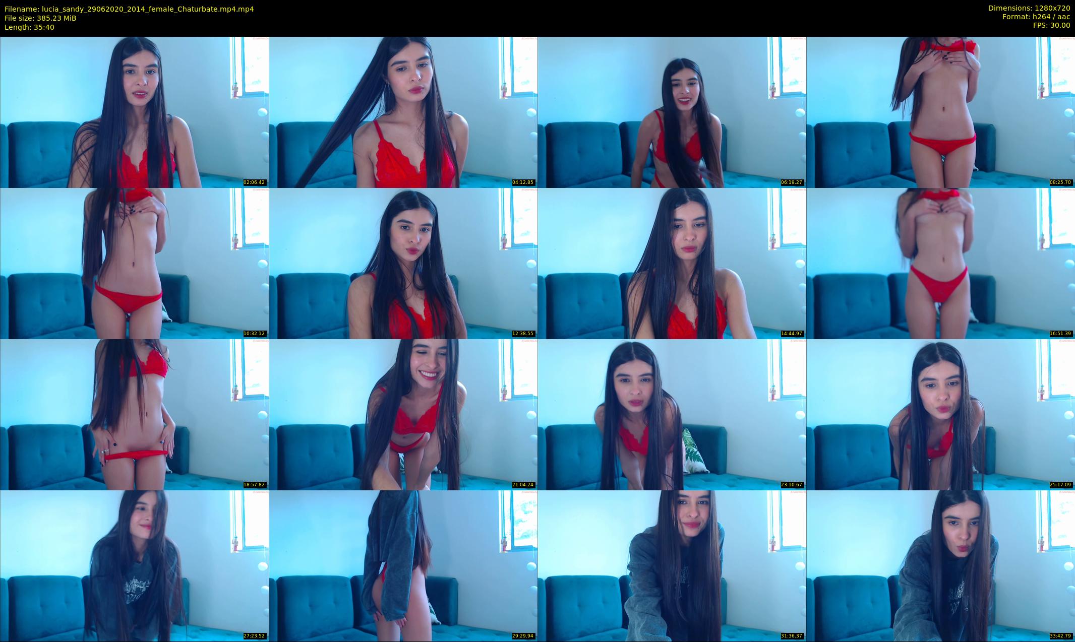 lucia_sandy — 36 minute Chaturbate female cam show recording, 720p, Jun 29, 2020