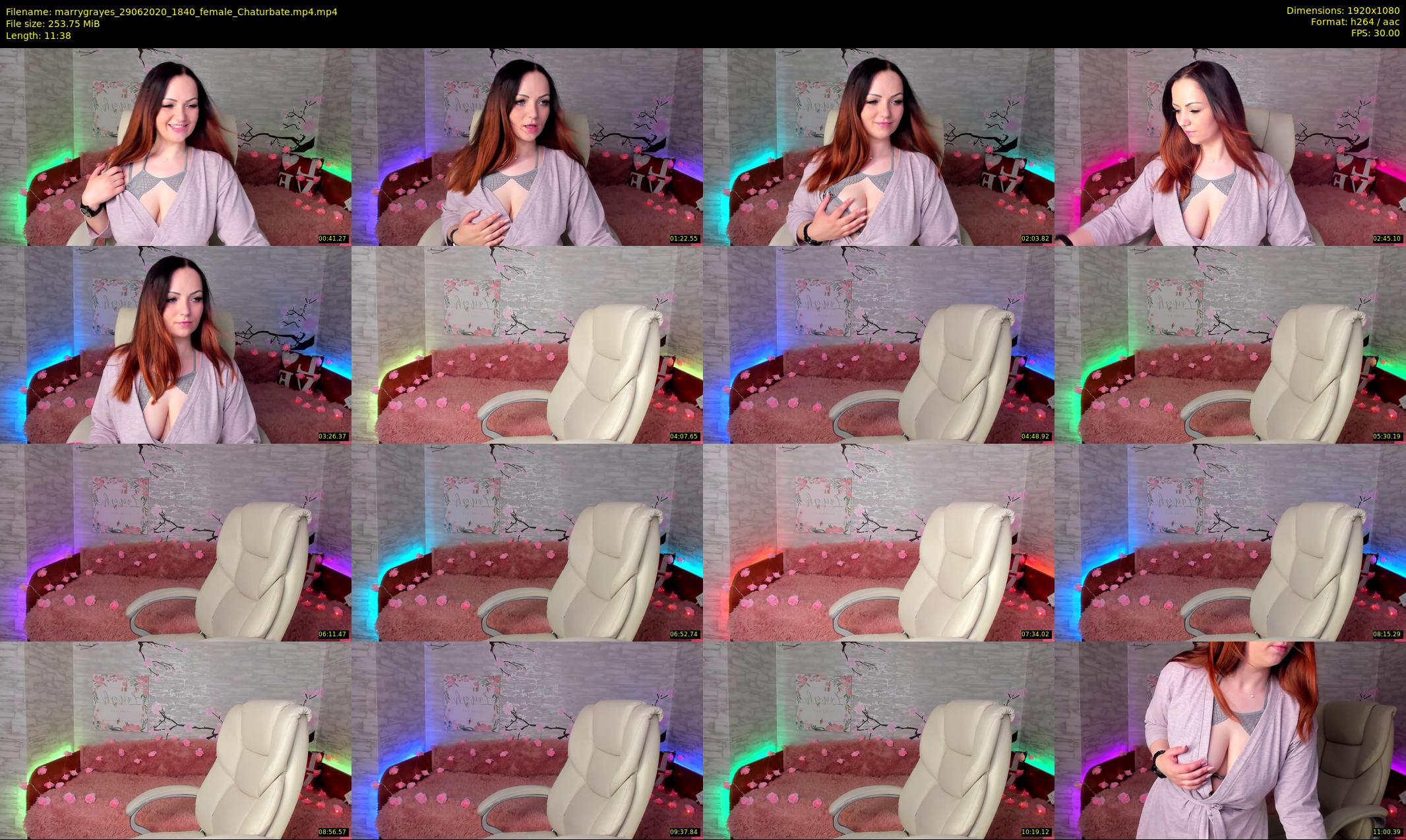 marrygrayes — 12 minute Chaturbate female cam show recording, 1080p, Jun 29, 2020
