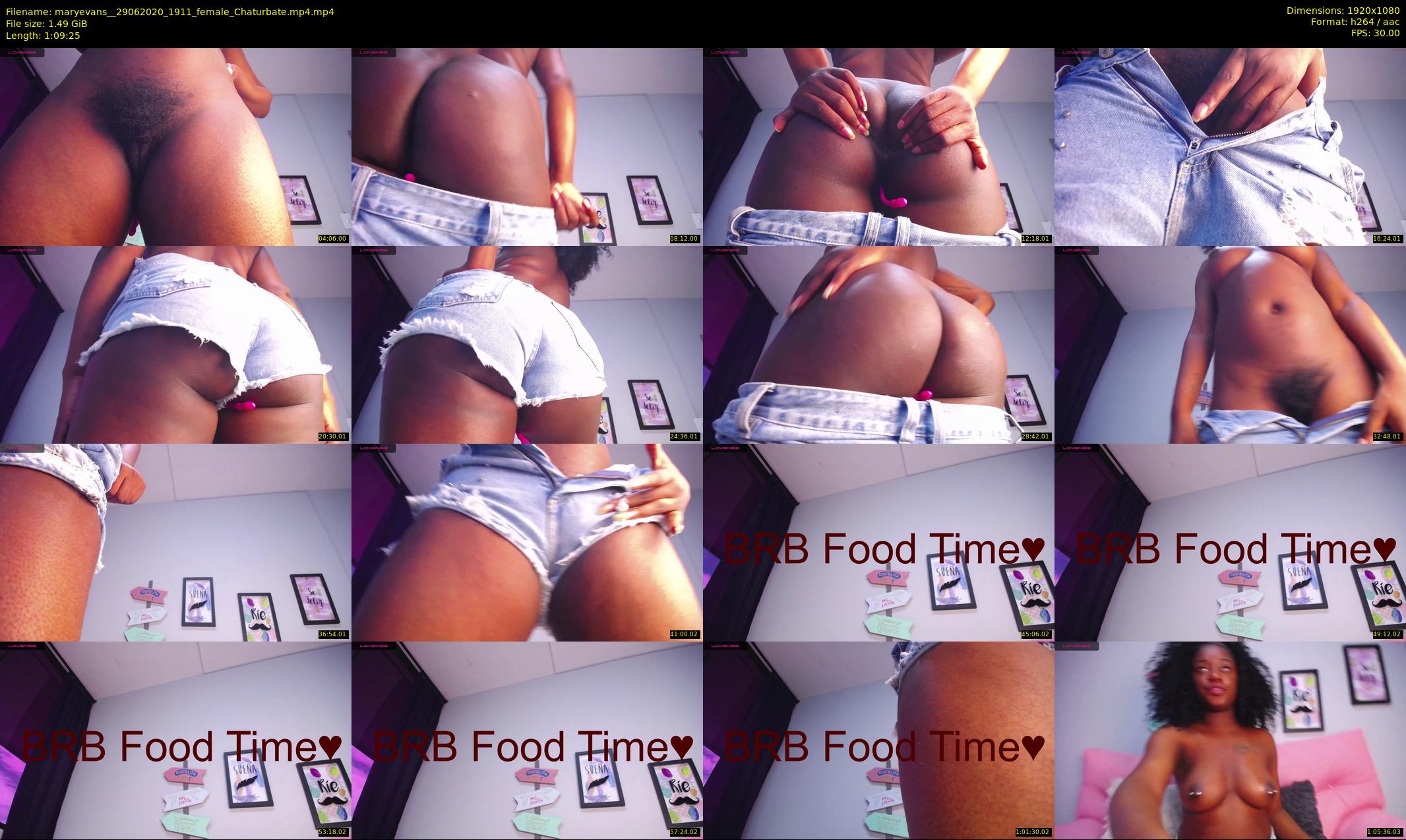 maryevans_ — 70 minute Chaturbate female cam show recording, 1080p, Jun 29, 2020