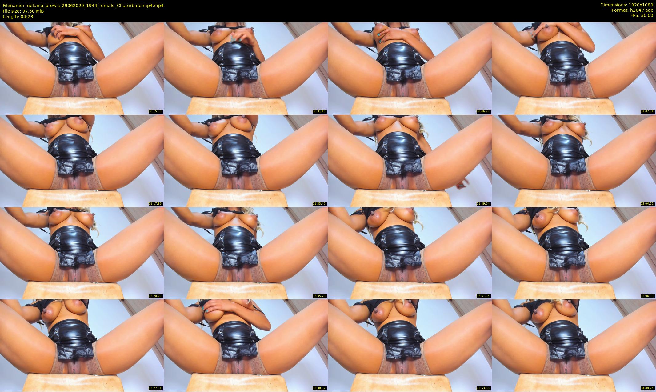 melania_browis — 5 minute Chaturbate female cam show recording, 1080p, Jun 29, 2020