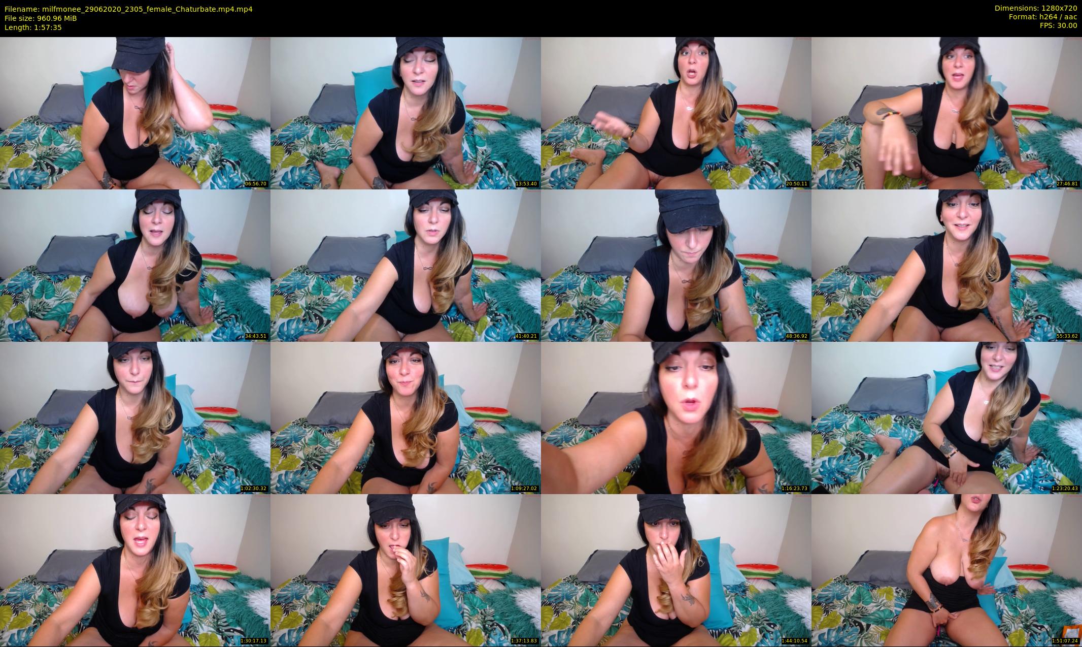 milfmonee — 118 minute Chaturbate female cam show recording, 720p, Jun 29, 2020