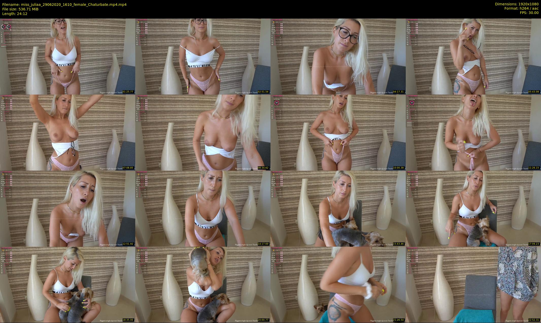 miss_juliaa — 25 minute Chaturbate female cam show recording, 1080p, Jun 29, 2020