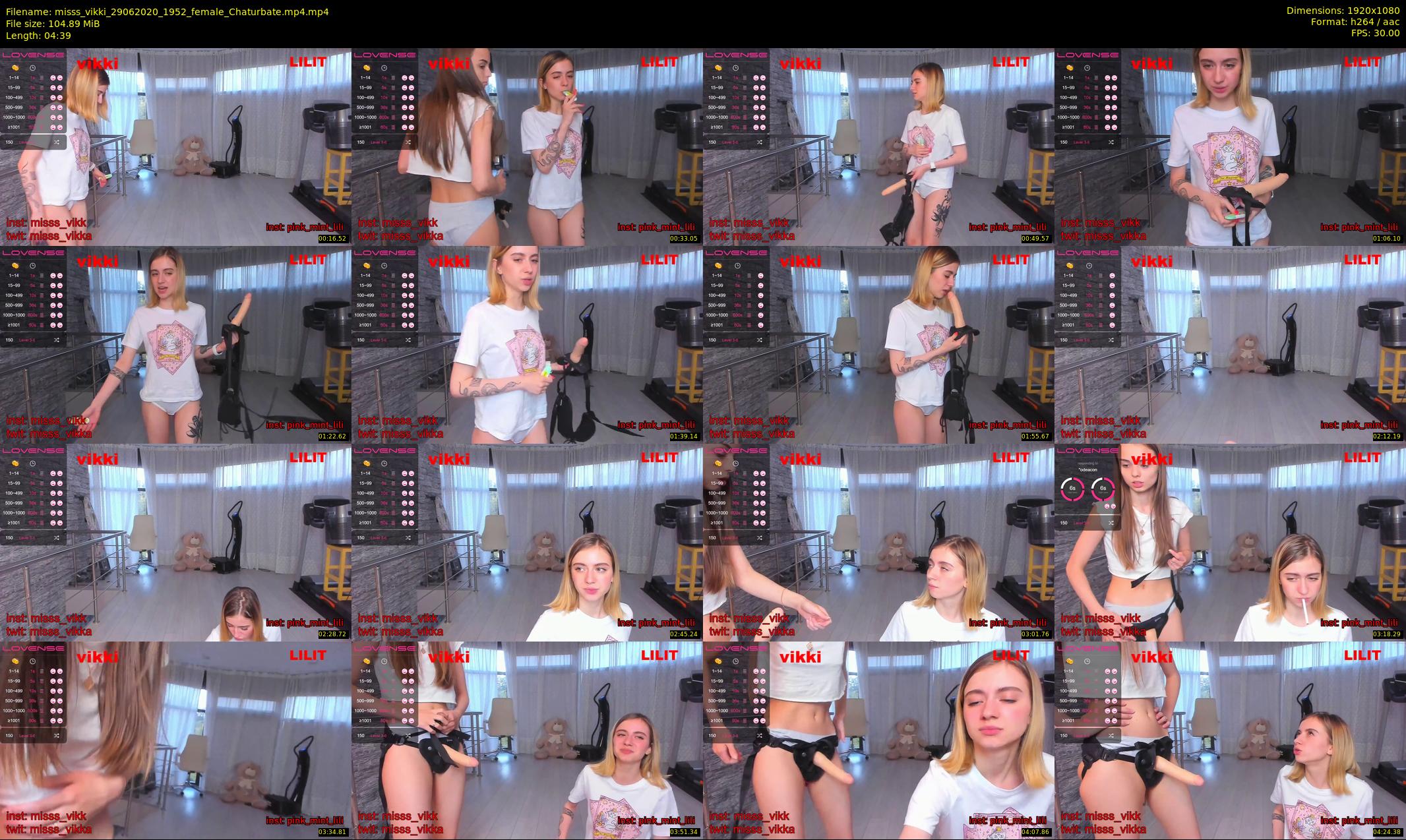 misss_vikki — 5 minute Chaturbate female cam show recording, 1080p, Jun 29, 2020