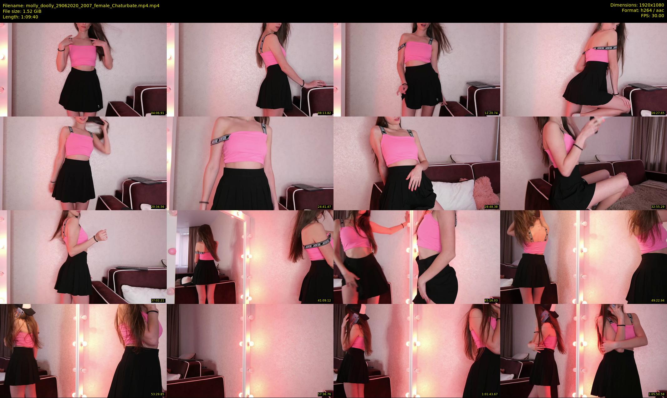 molly_doolly — 70 minute Chaturbate female cam show recording, 1080p, Jun 29, 2020