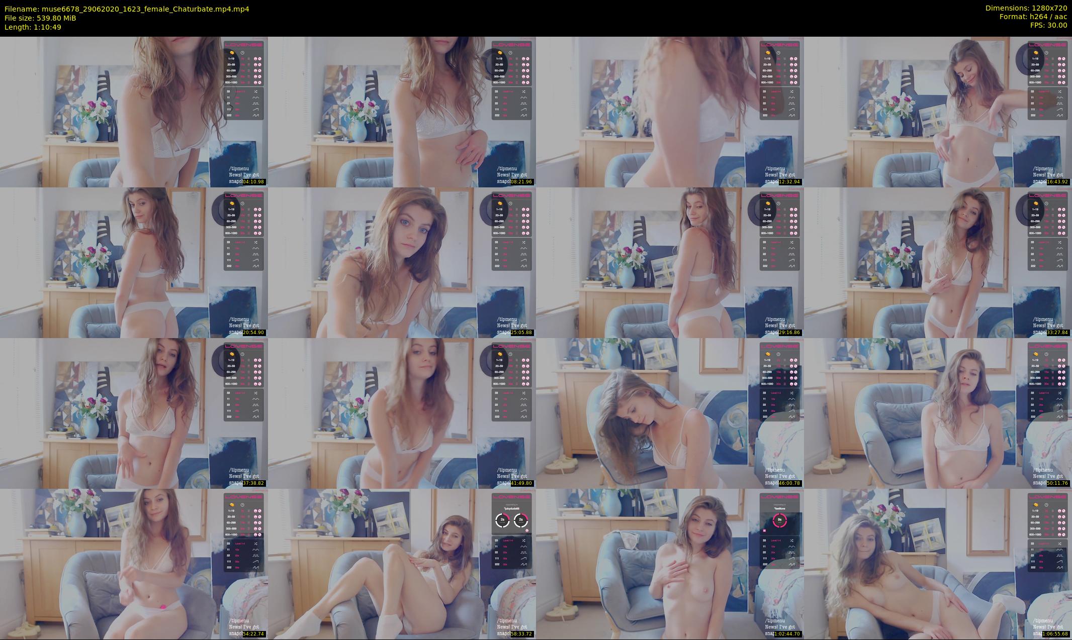 muse6678 — 71 minute Chaturbate female cam show recording, 720p, Jun 29, 2020