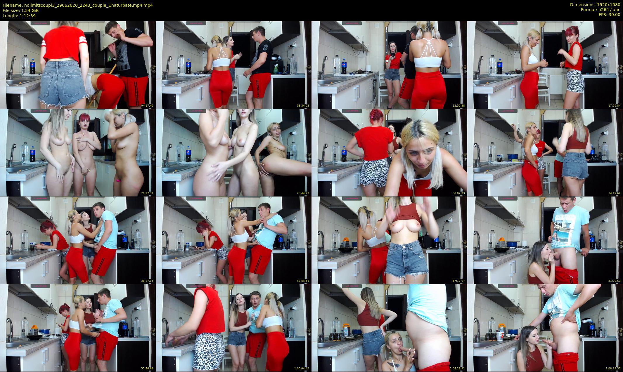 nolimitscoupl3 — 73 minute Chaturbate couple cam show recording, 1080p, Jun 29, 2020
