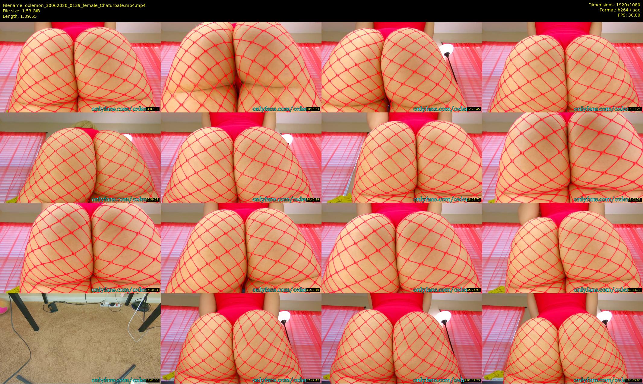 oxlemon — 70 minute Chaturbate female cam show recording, 1080p, Jun 30, 2020