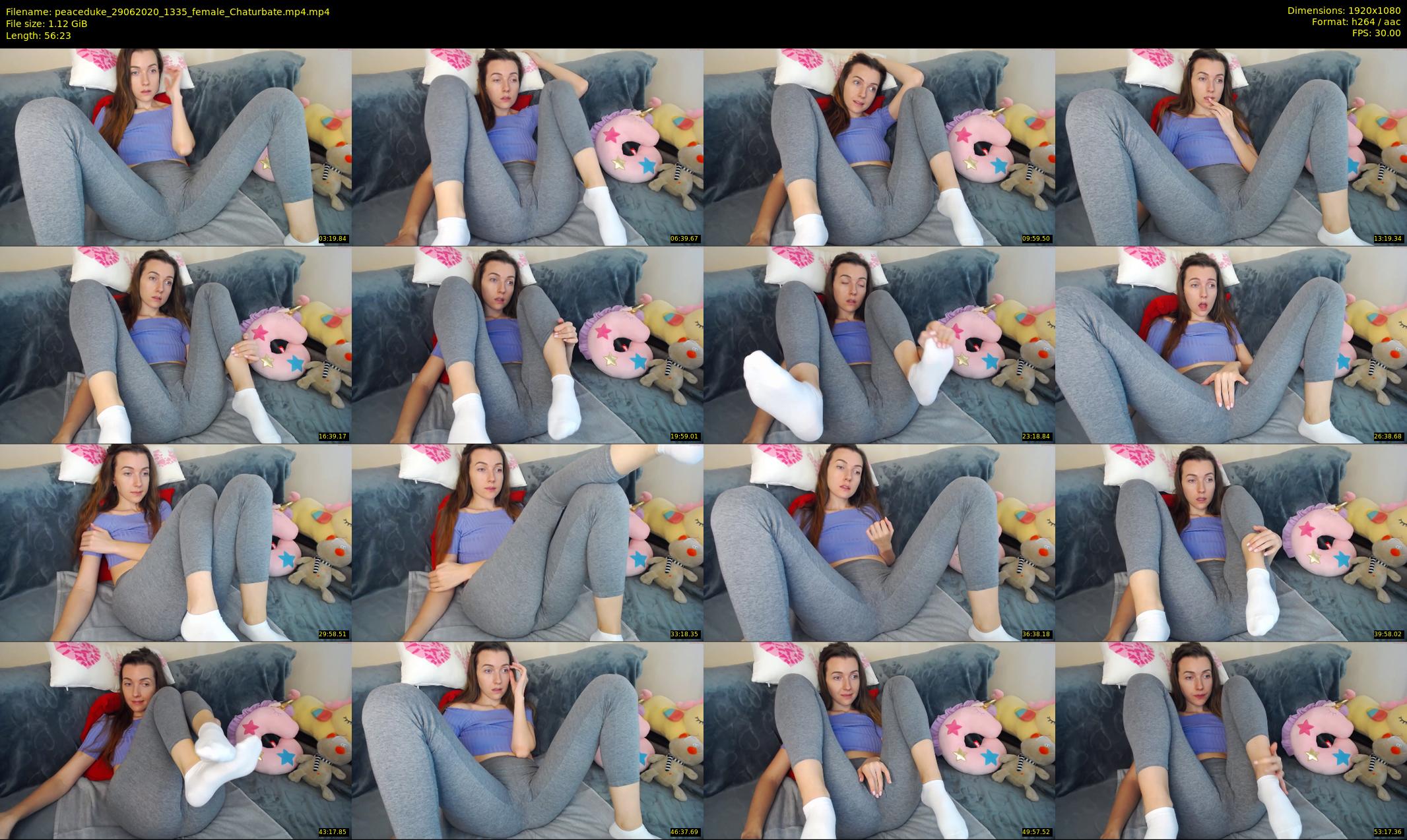 peaceduke — 57 minute Chaturbate female cam show recording, 1080p, Jun 29, 2020