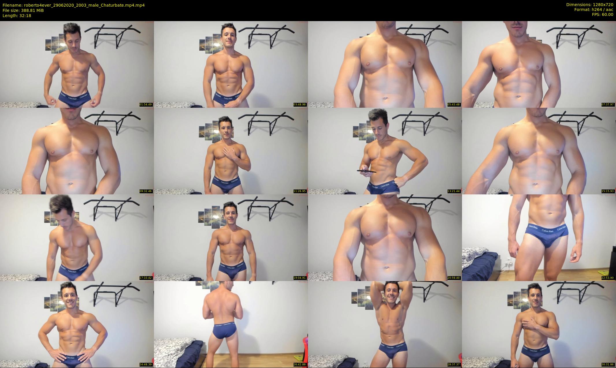 roberto4ever — 33 minute Chaturbate male cam show recording, 720p, Jun 29, 2020