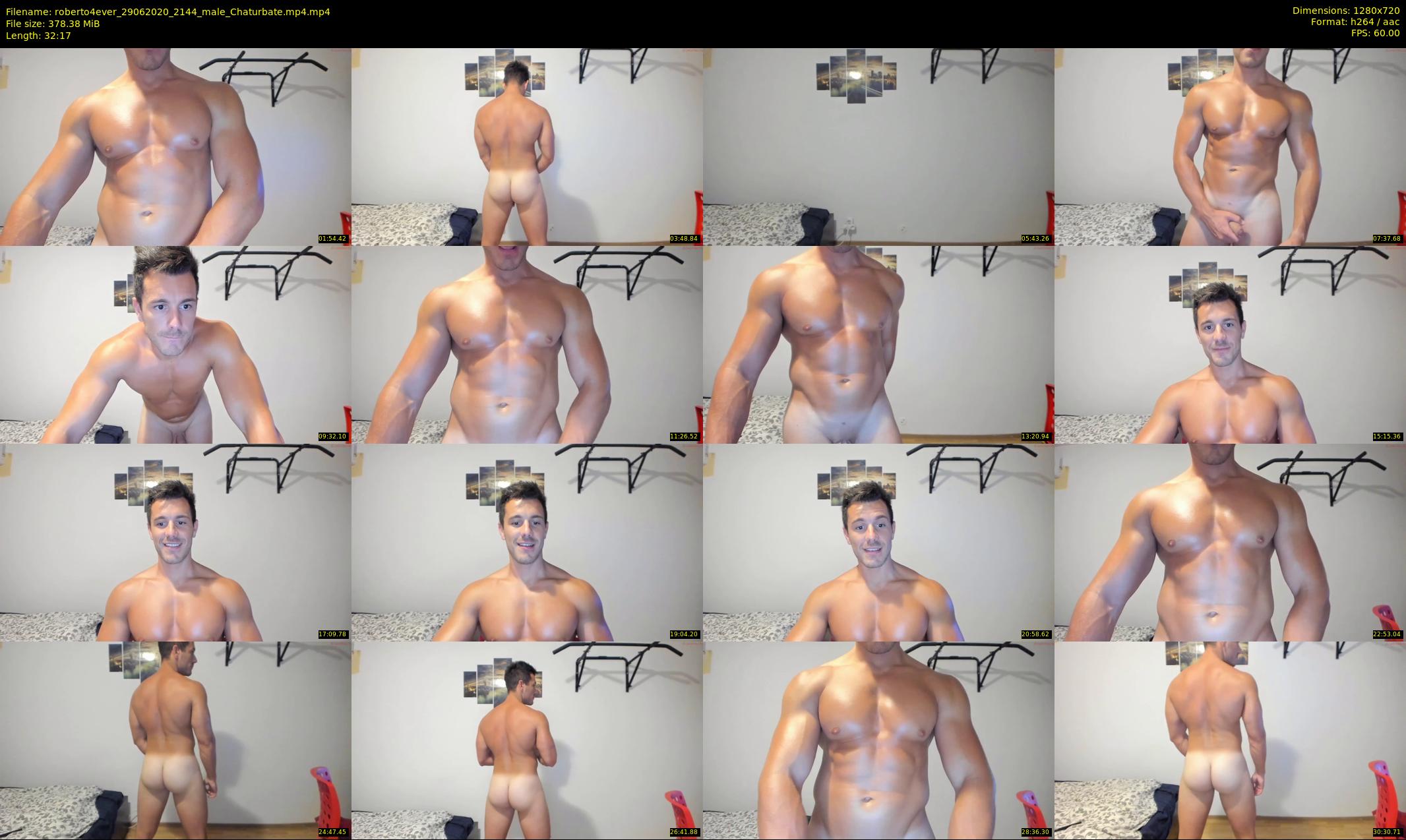 roberto4ever — 33 minute Chaturbate male cam show recording, 720p, Jun 29, 2020