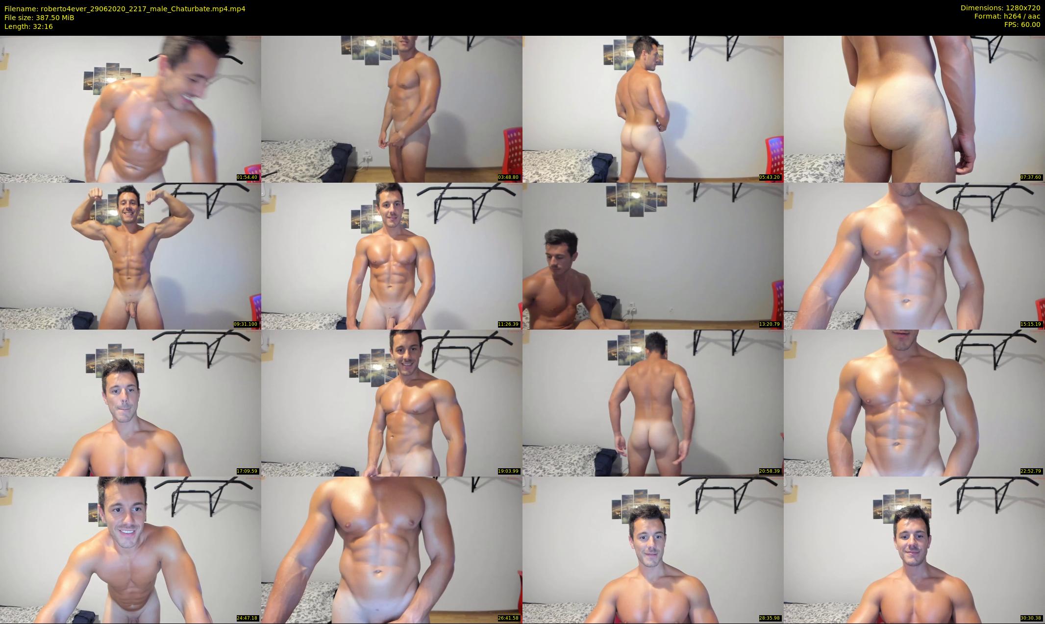 roberto4ever — 33 minute Chaturbate male cam show recording, 720p, Jun 29, 2020