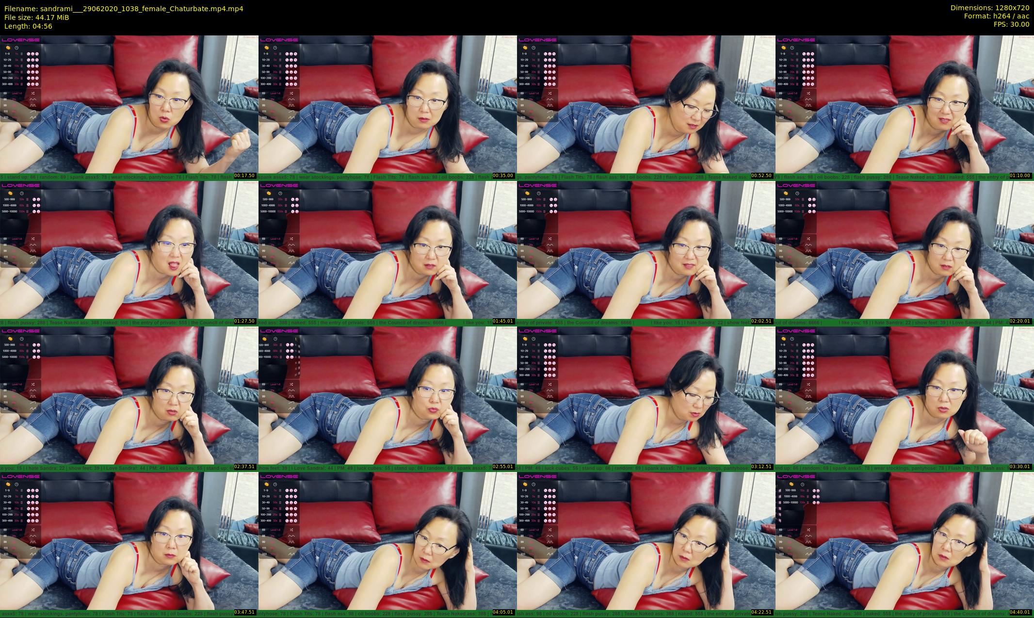 sandrami__ — 5 minute Chaturbate female cam show recording, 720p, Jun 29, 2020