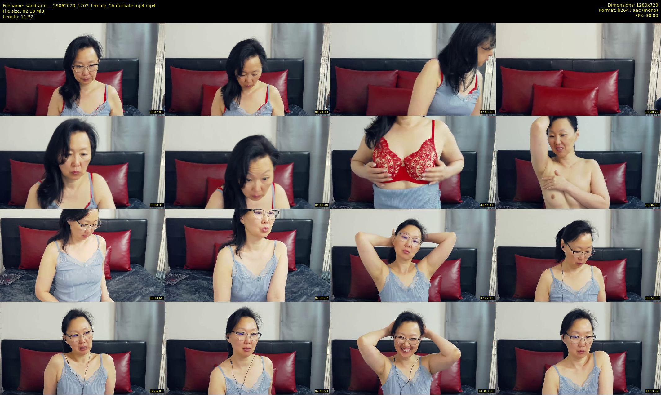 sandrami__ — 12 minute Chaturbate female cam show recording, 720p, Jun 29, 2020