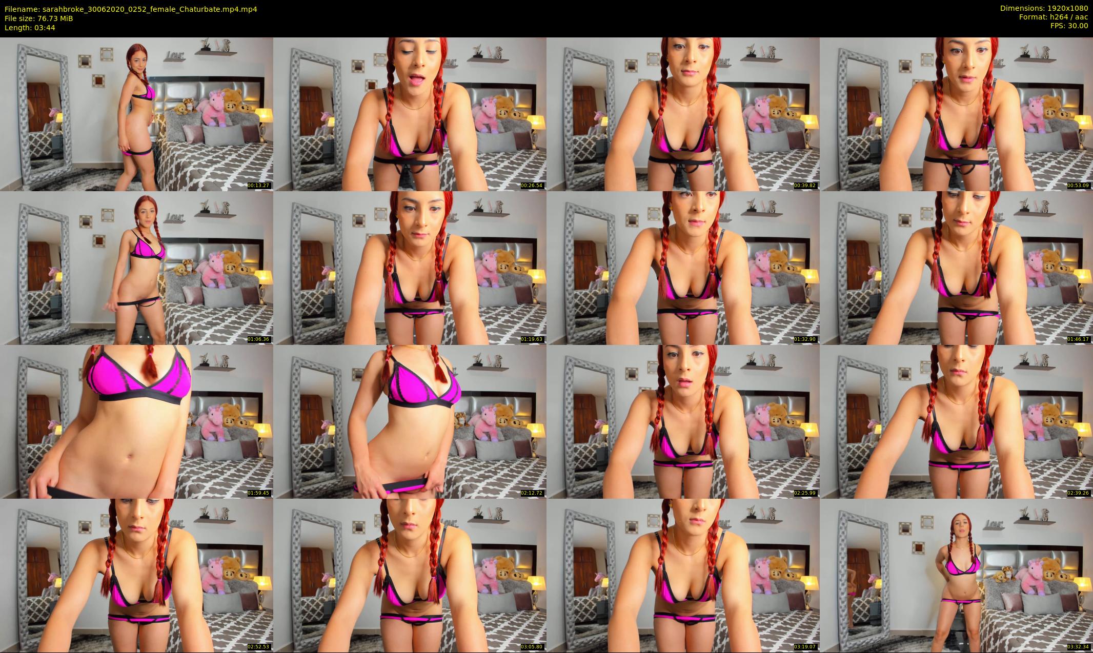 sarahbroke — 4 minute Chaturbate female cam show recording, 1080p, Jun 30, 2020