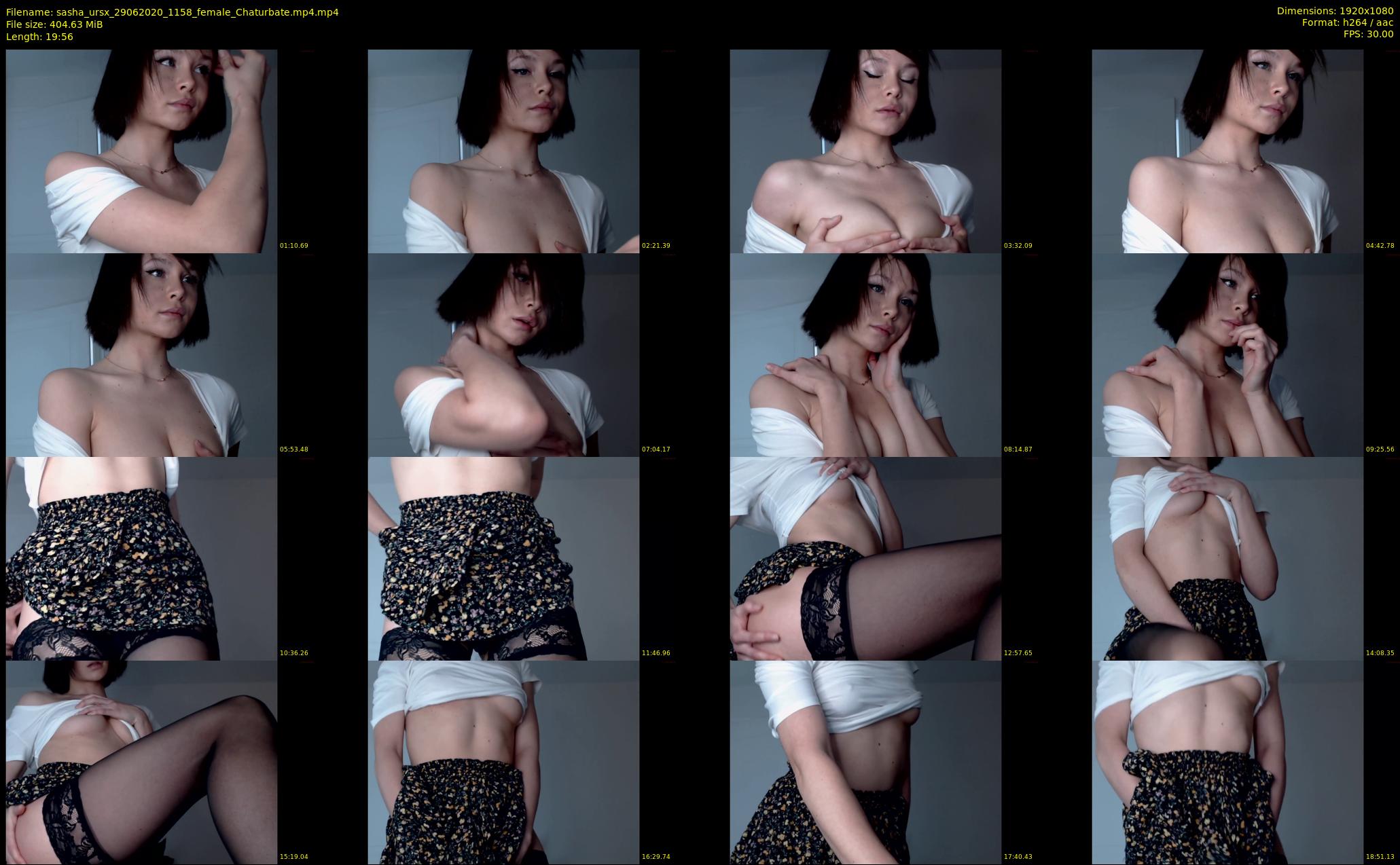 sasha_ursx — 20 minute Chaturbate female cam show recording, 1080p, Jun 29, 2020