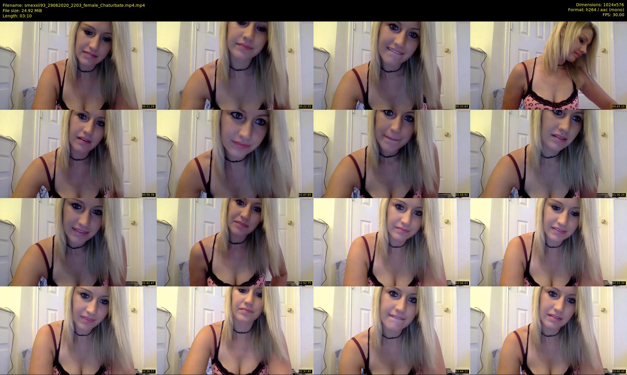 smexxii93 — 4 minute Chaturbate female cam show recording, 480p, Jun 29, 2020