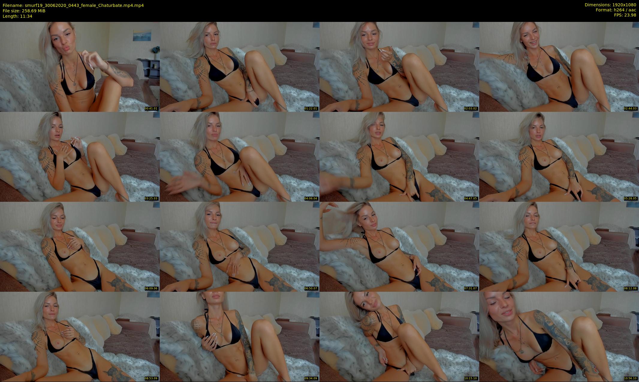 smurf19 — 12 minute Chaturbate female cam show recording, 1080p, Jun 30, 2020
