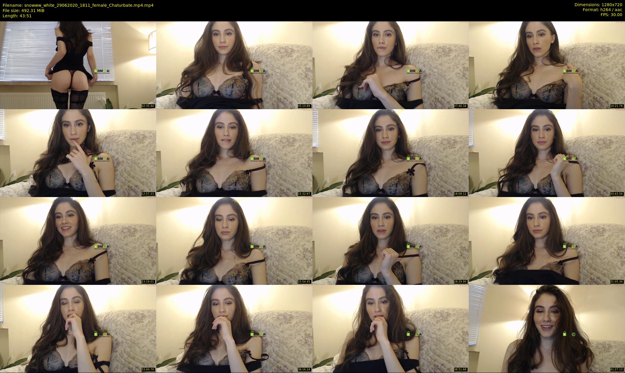 snowww_white — 44 minute Chaturbate female cam show recording, 720p, Jun 29, 2020
