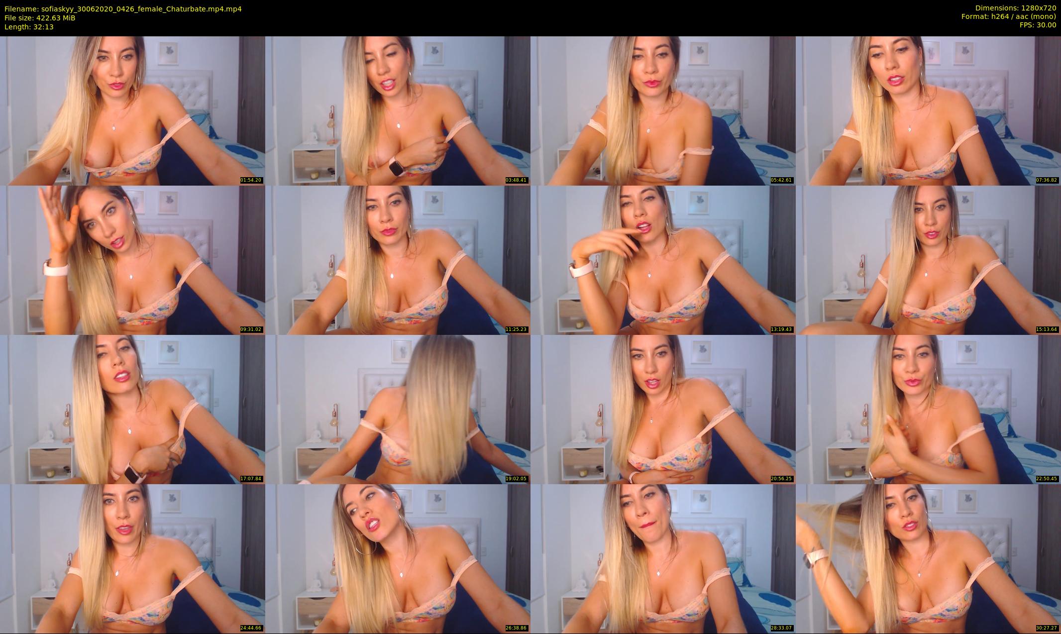 sofiaskyy — 33 minute Chaturbate female cam show recording, 720p, Jun 30, 2020